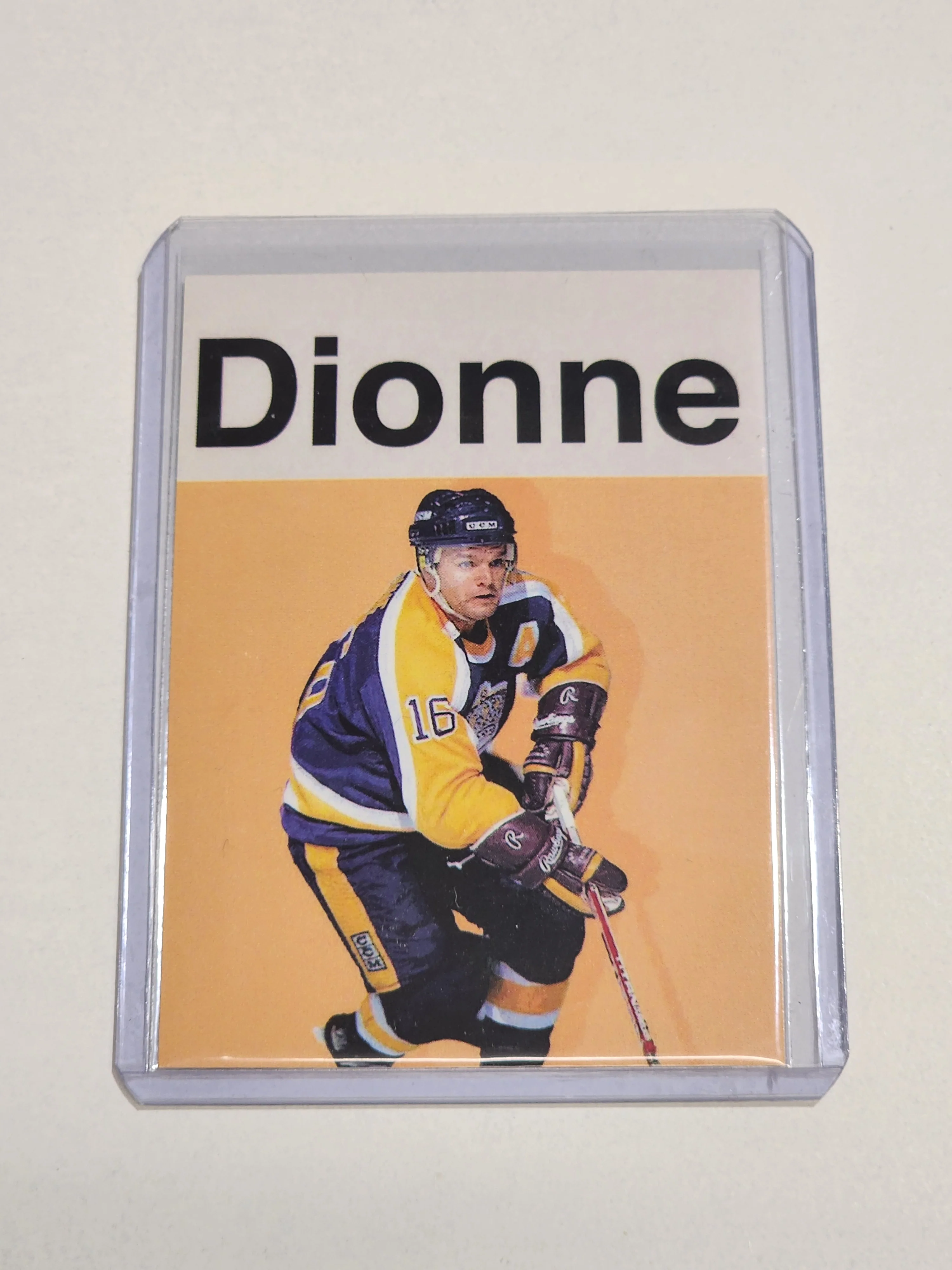 Marcel Dionne Artist Signed Hockey Art Card 1/10