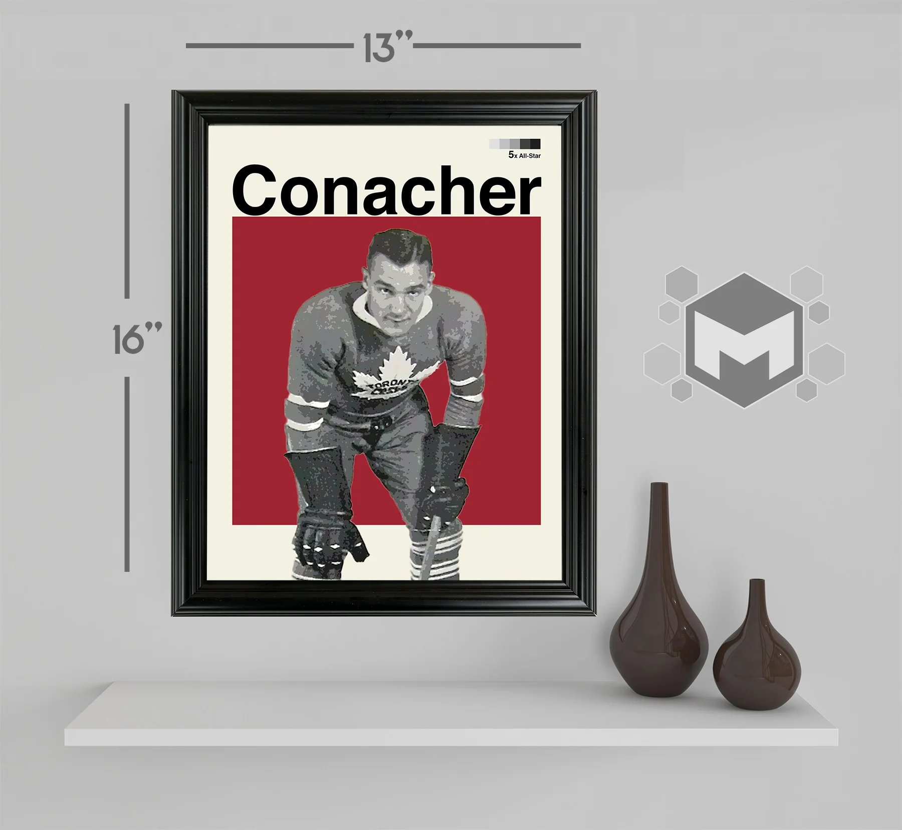 Charlie Conacher Framed Sports Art Photo by Thomas Maxwell