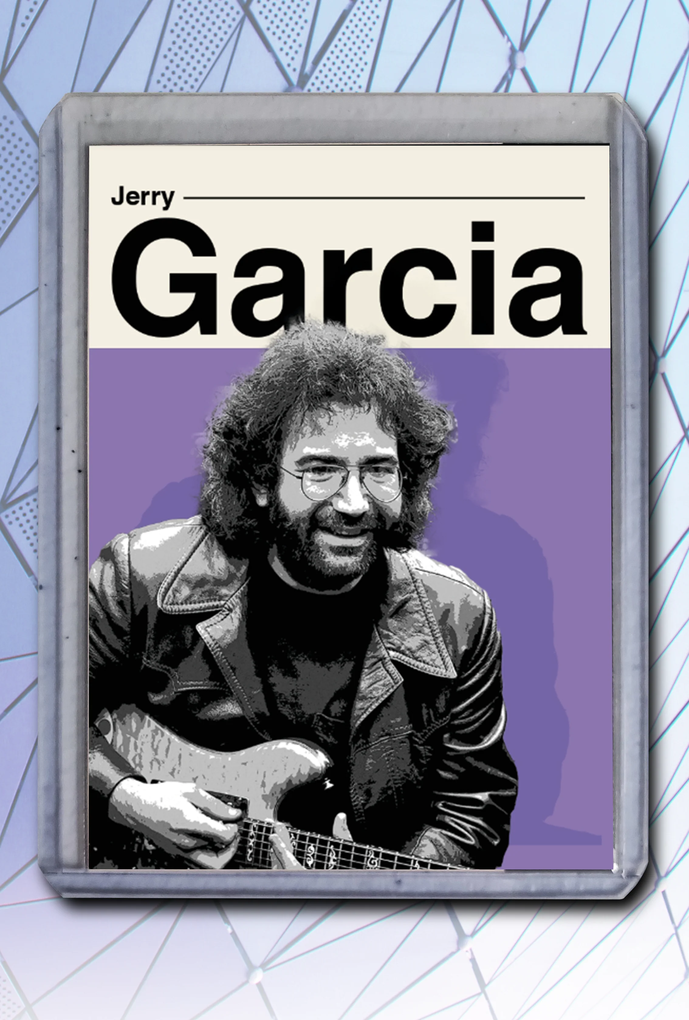 Jerry Garcia Artist Signed Music Art Card 2/10