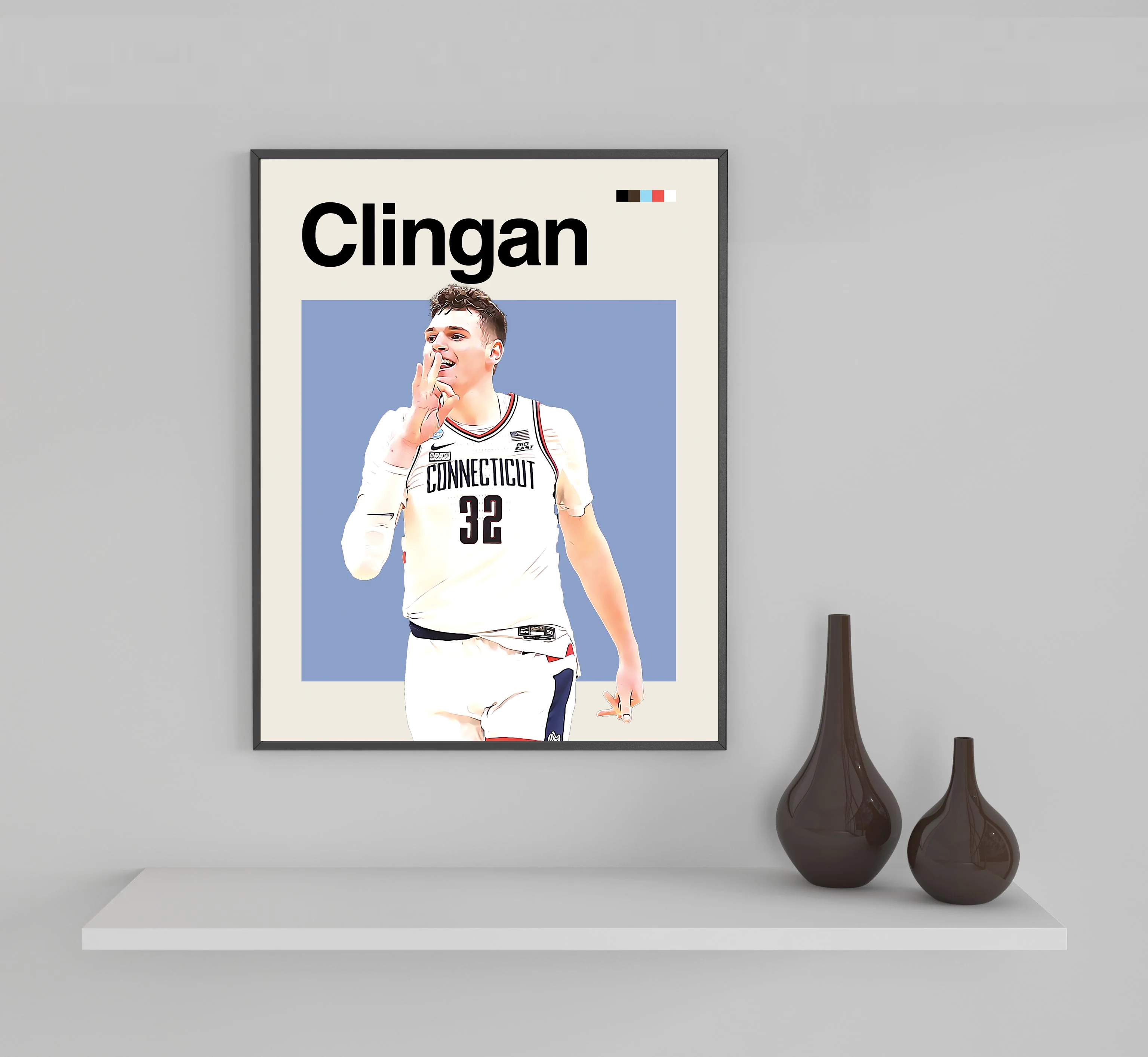 Donovan Clingan Framed Sports Art Photo by Thomas Maxwell