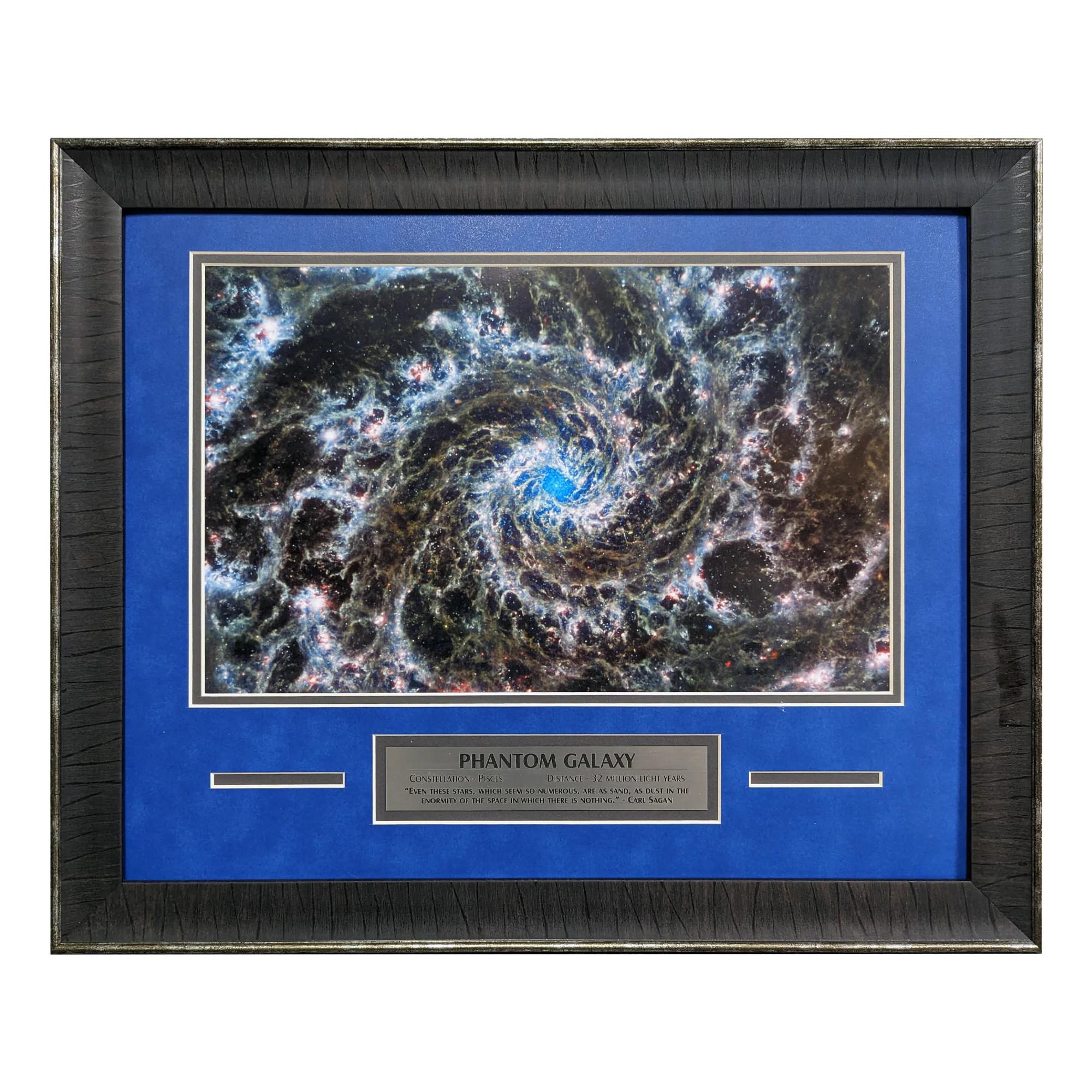 Phantom Galaxy - James Webb Space Telescope - Framed Photo