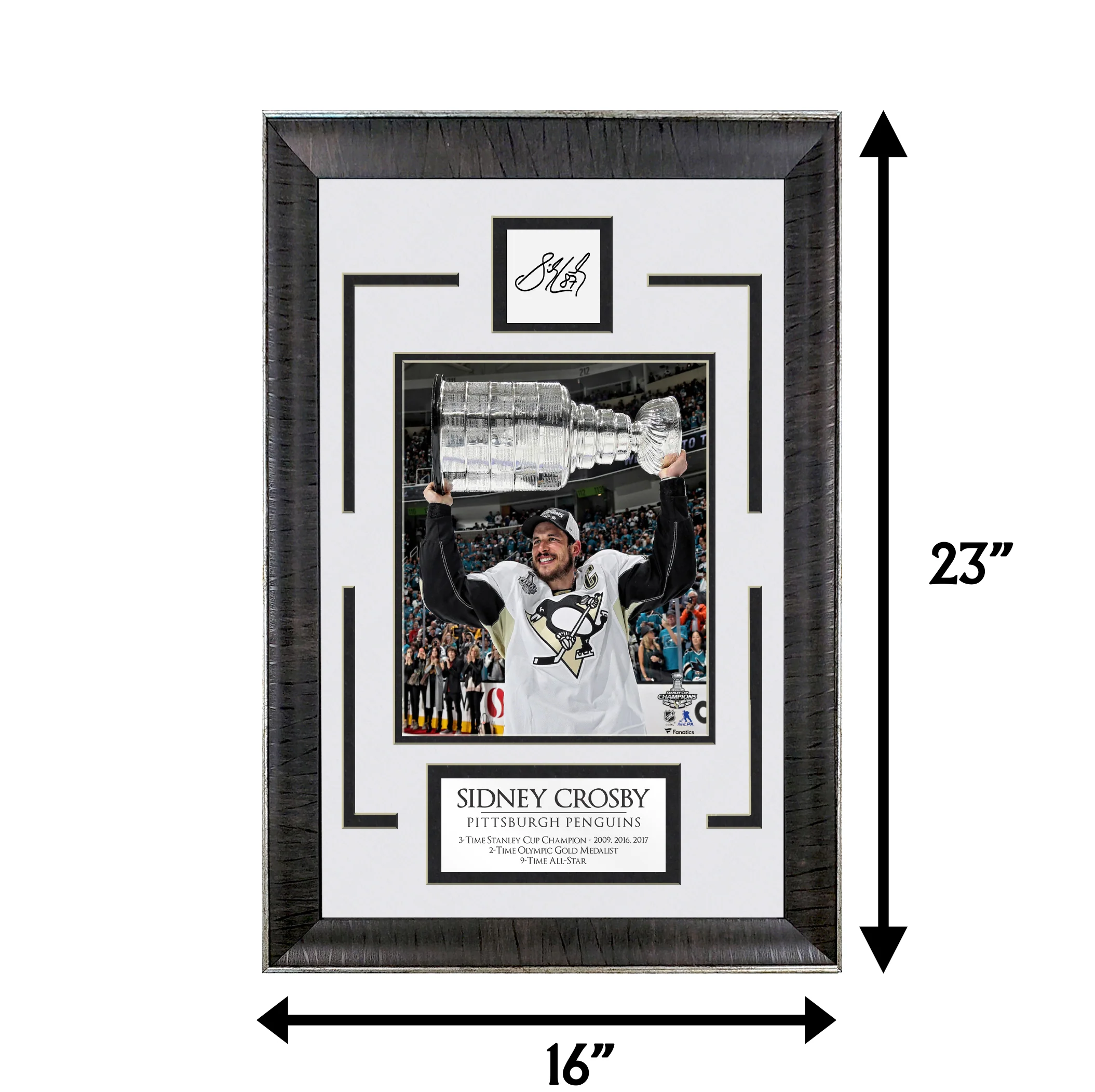 Sidney Crosby - Sid the Kid - Spotlight Collection | 16 x 23 - Framed Hockey Photo