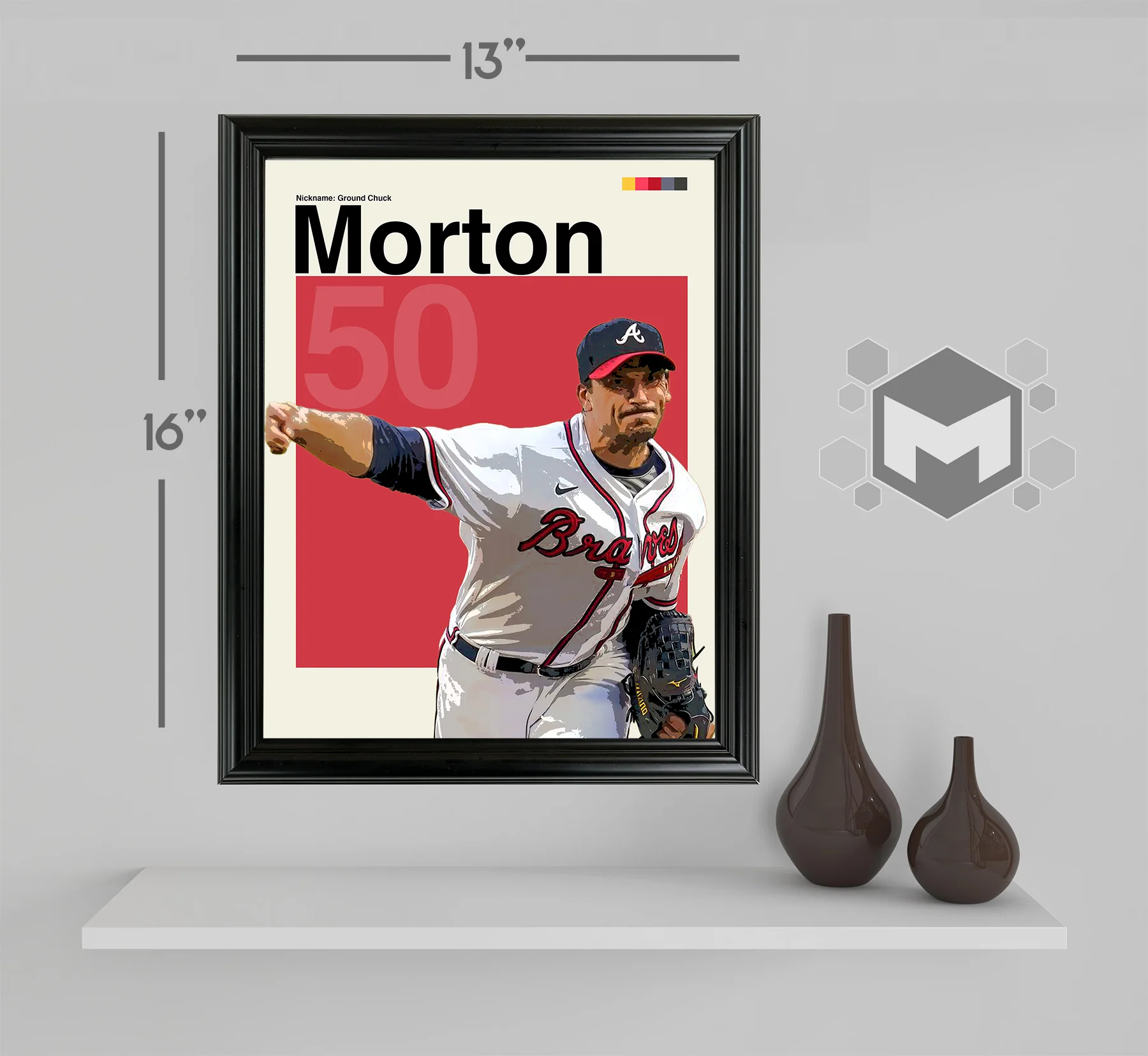 Charlie Morton Framed Sports Art Photo by Thomas Maxwell