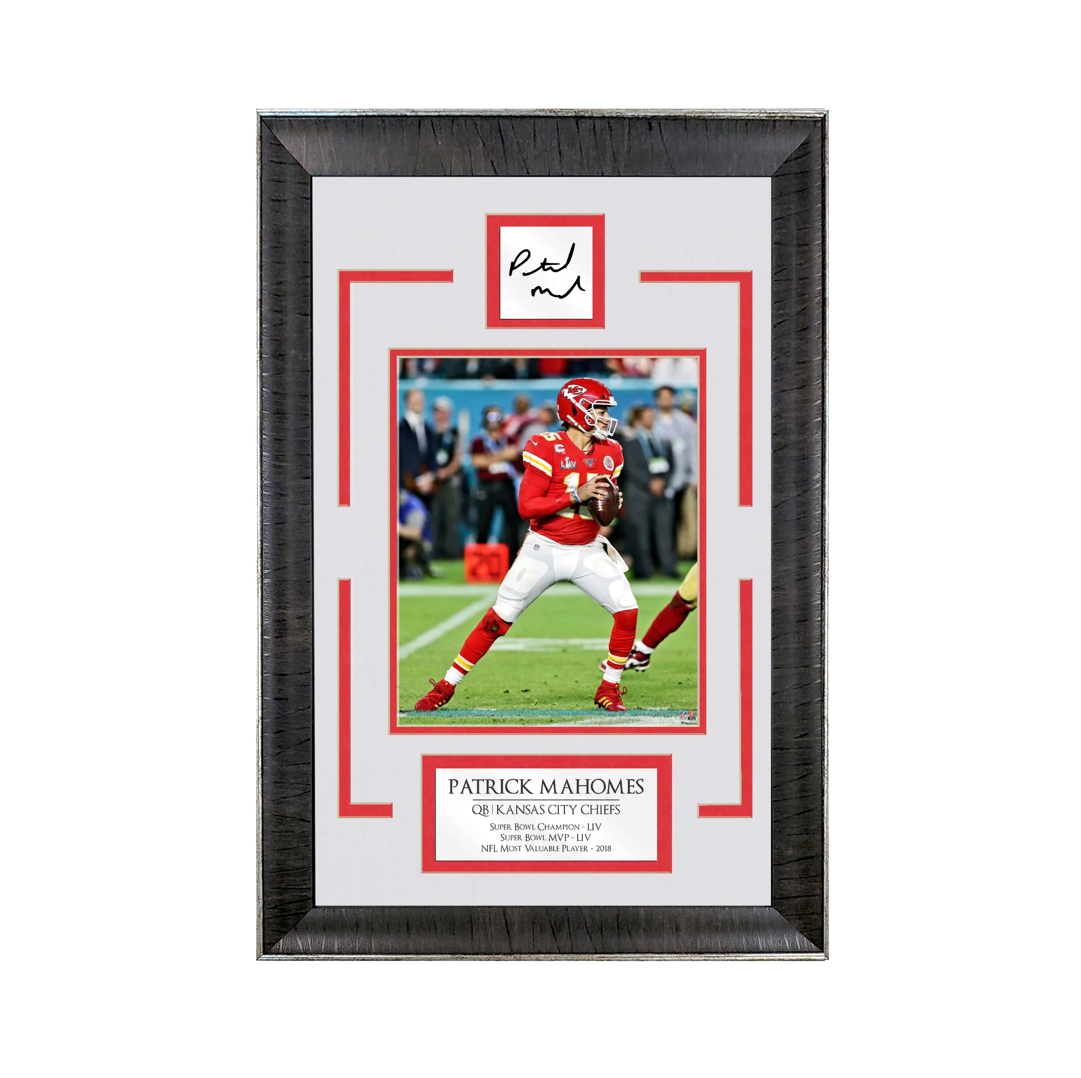 Patrick Mahomes - Chiefs - MVP - Spotlight Collection | 16 x 23 - Framed Football Photo