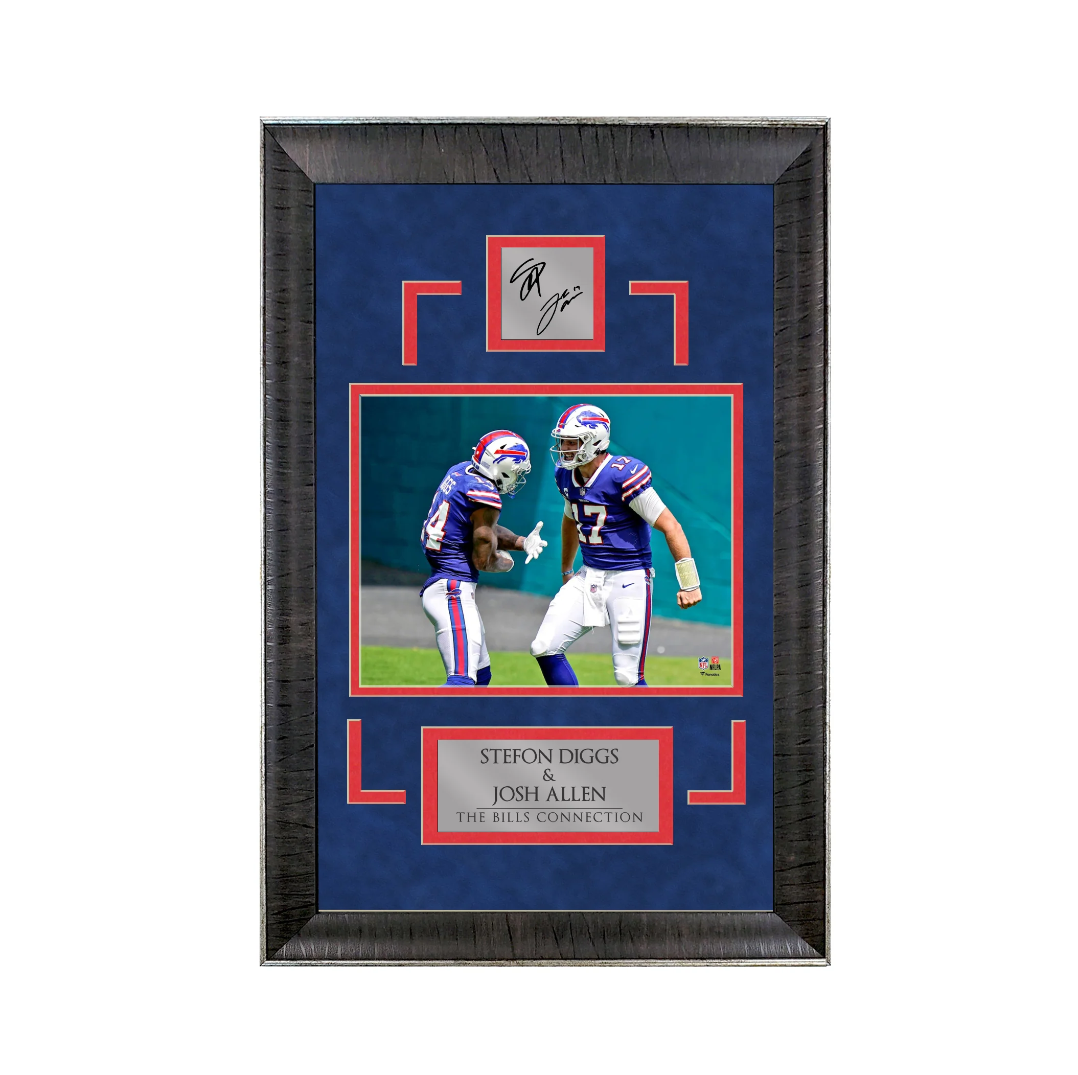 Josh Allen & Stefon Diggs - The Bills Connection - Sports Deluxe | 16 x 23 - Framed Football Photo