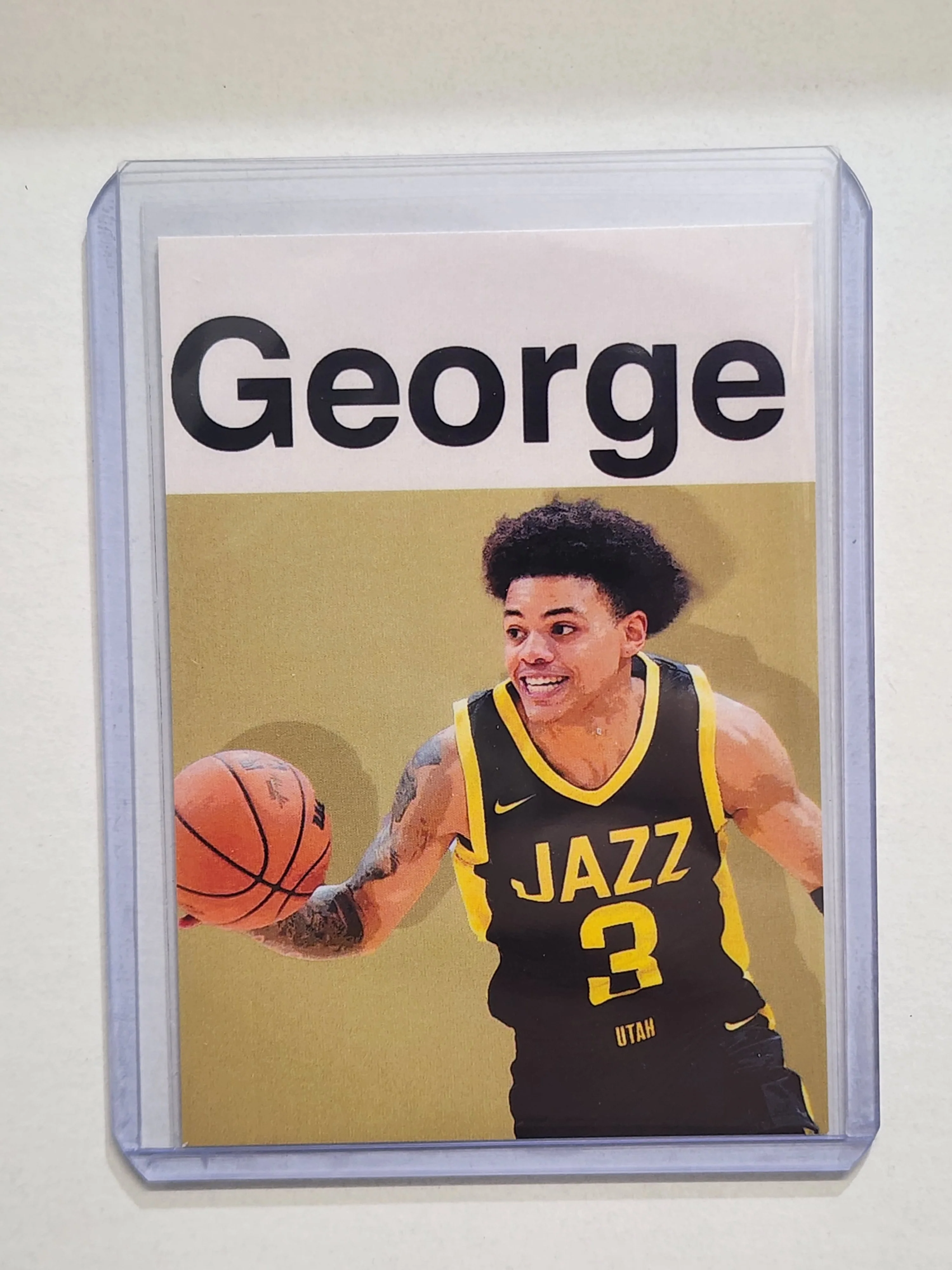Keyonte George Artist Signed Basketball Art Card 1/10