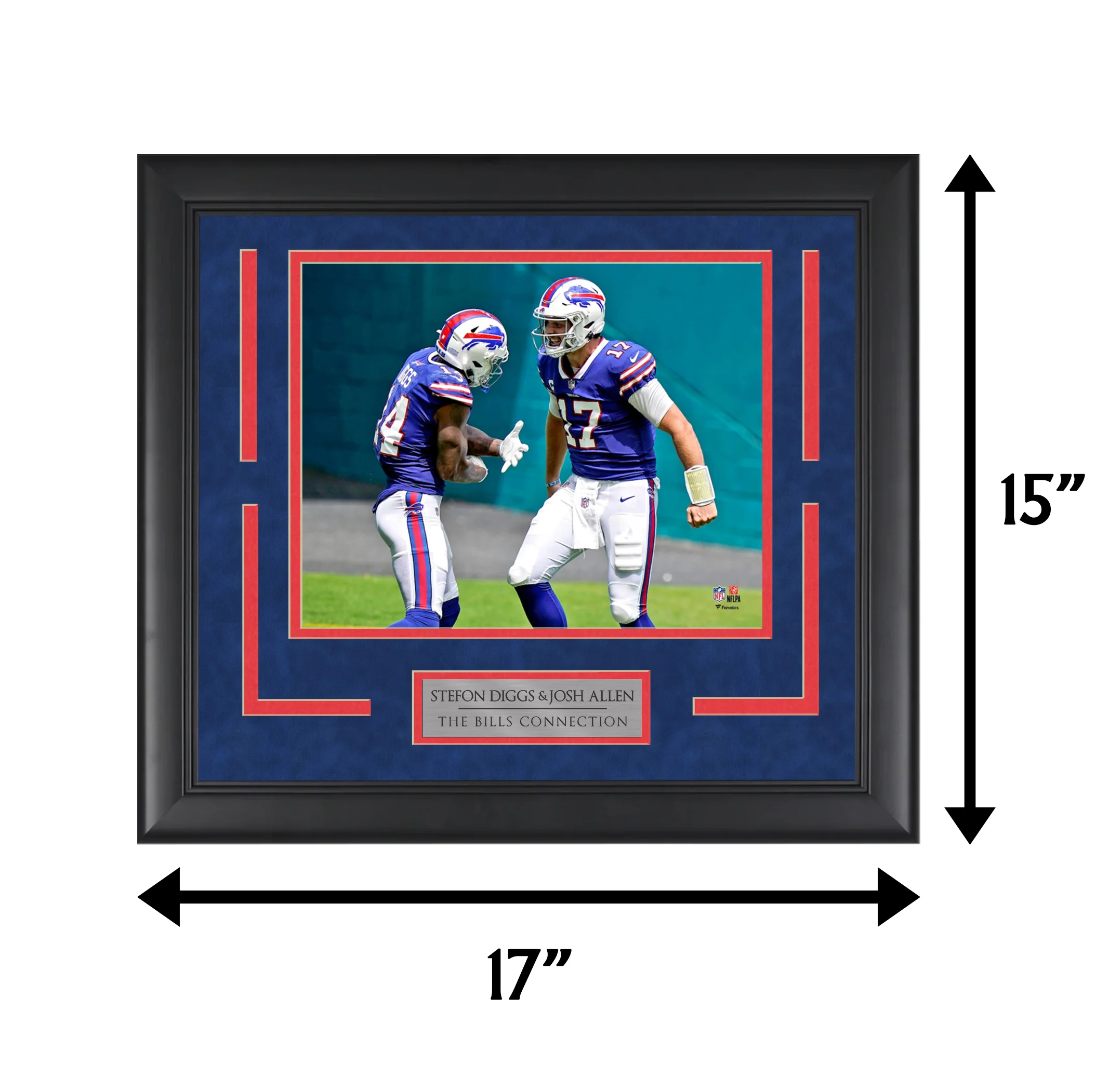 Josh Allen & Stefon Diggs - The Bills Connection - Framed Football Photo