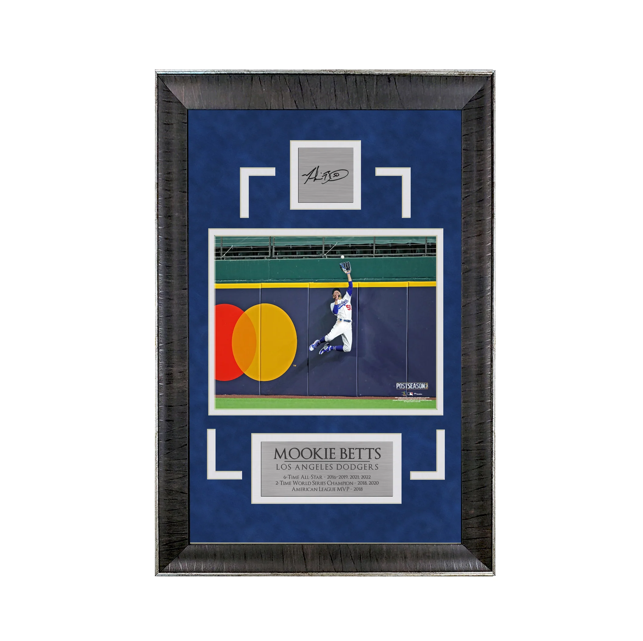 Mookie Betts - Wall Jump - Sports Deluxe | 16 x 23 - Framed Baseball Photo