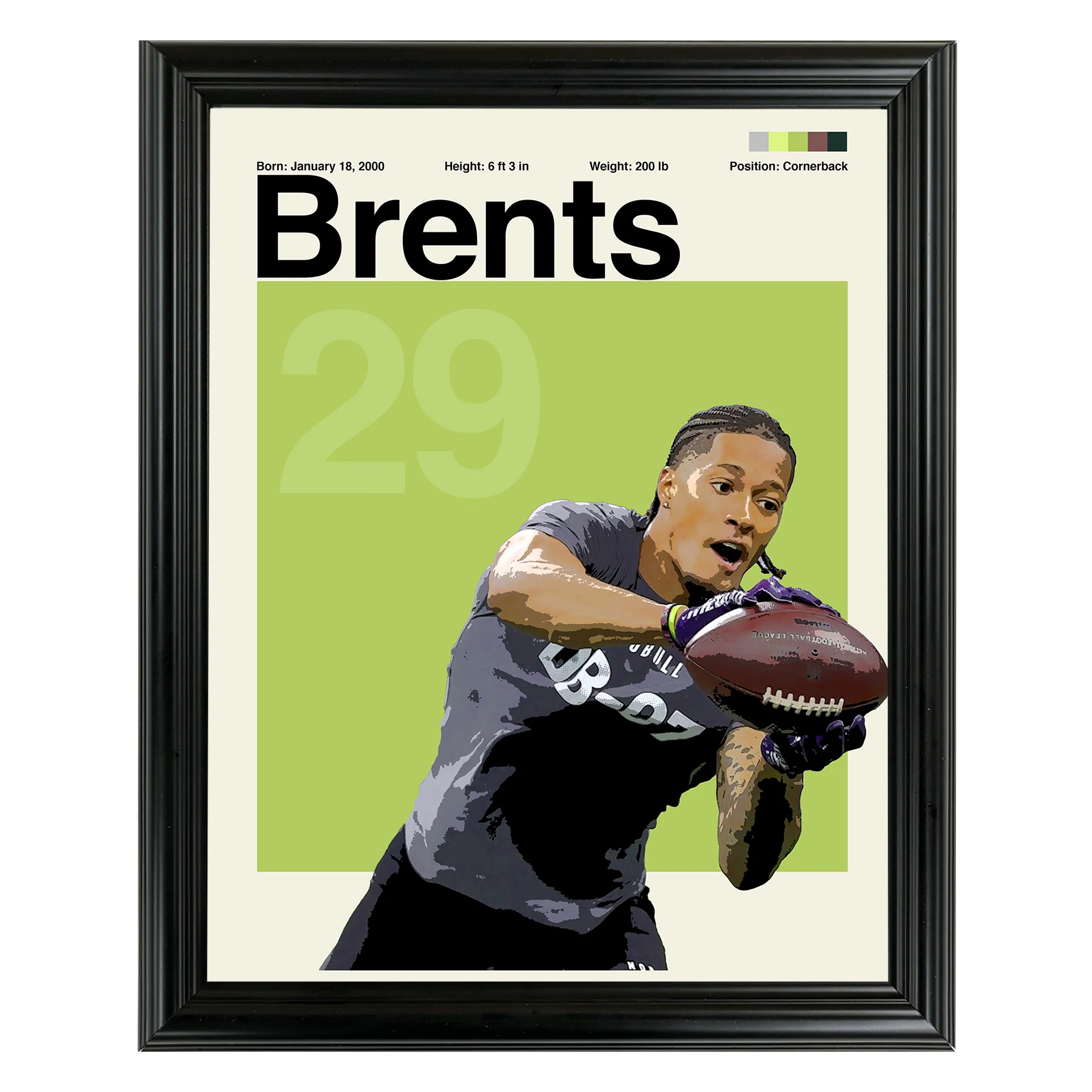 Julius Brents Framed Sports Art Photo by Thomas Maxwell