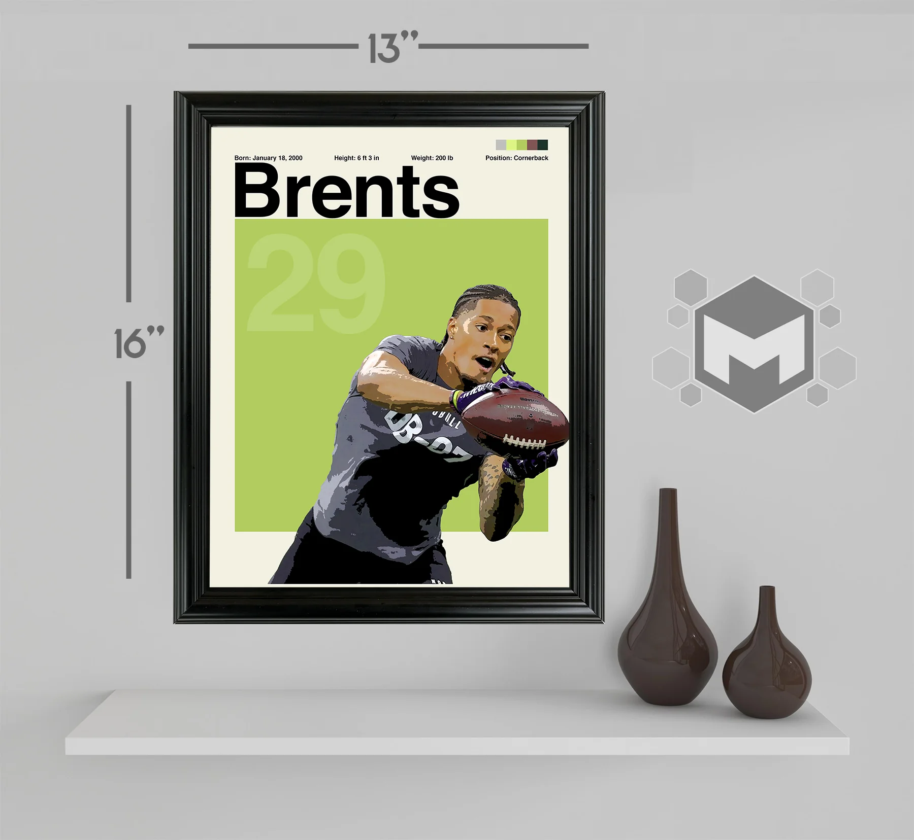 Julius Brents Framed Sports Art Photo by Thomas Maxwell