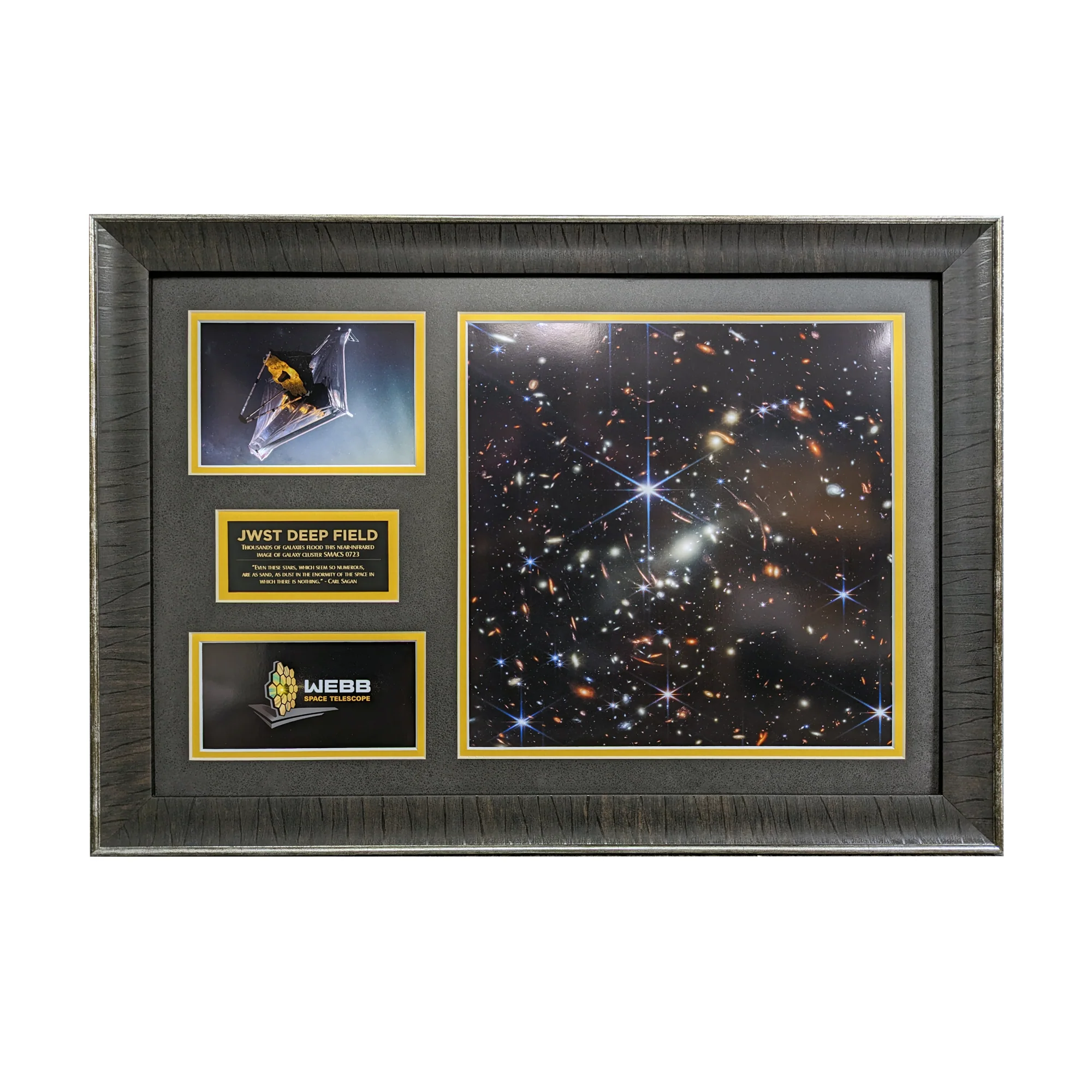 James Webb Space Telescope - Deep Field - Landscape - Framed Photo