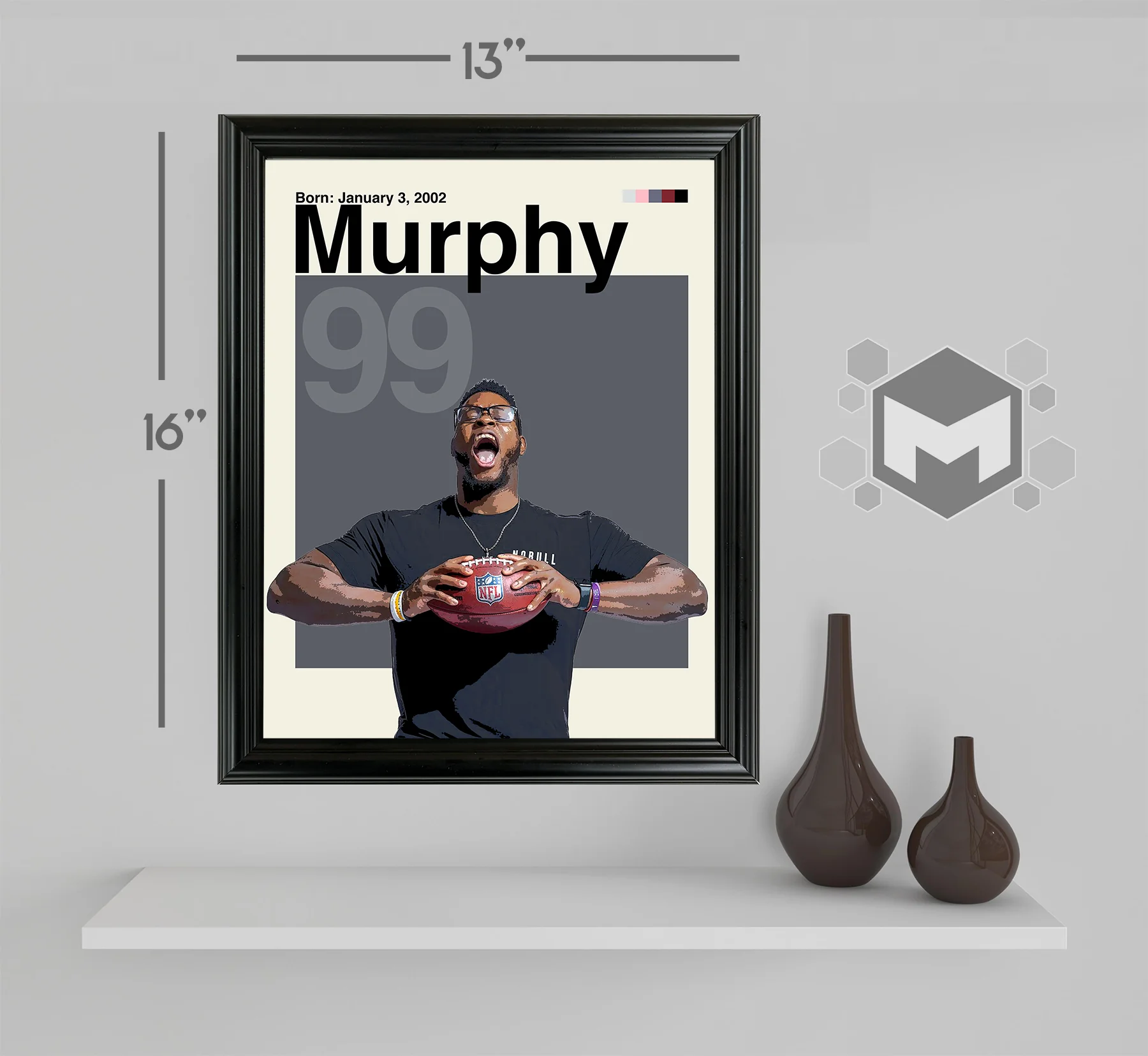 Myles Murphy Framed Sports Art Photo by Thomas Maxwell