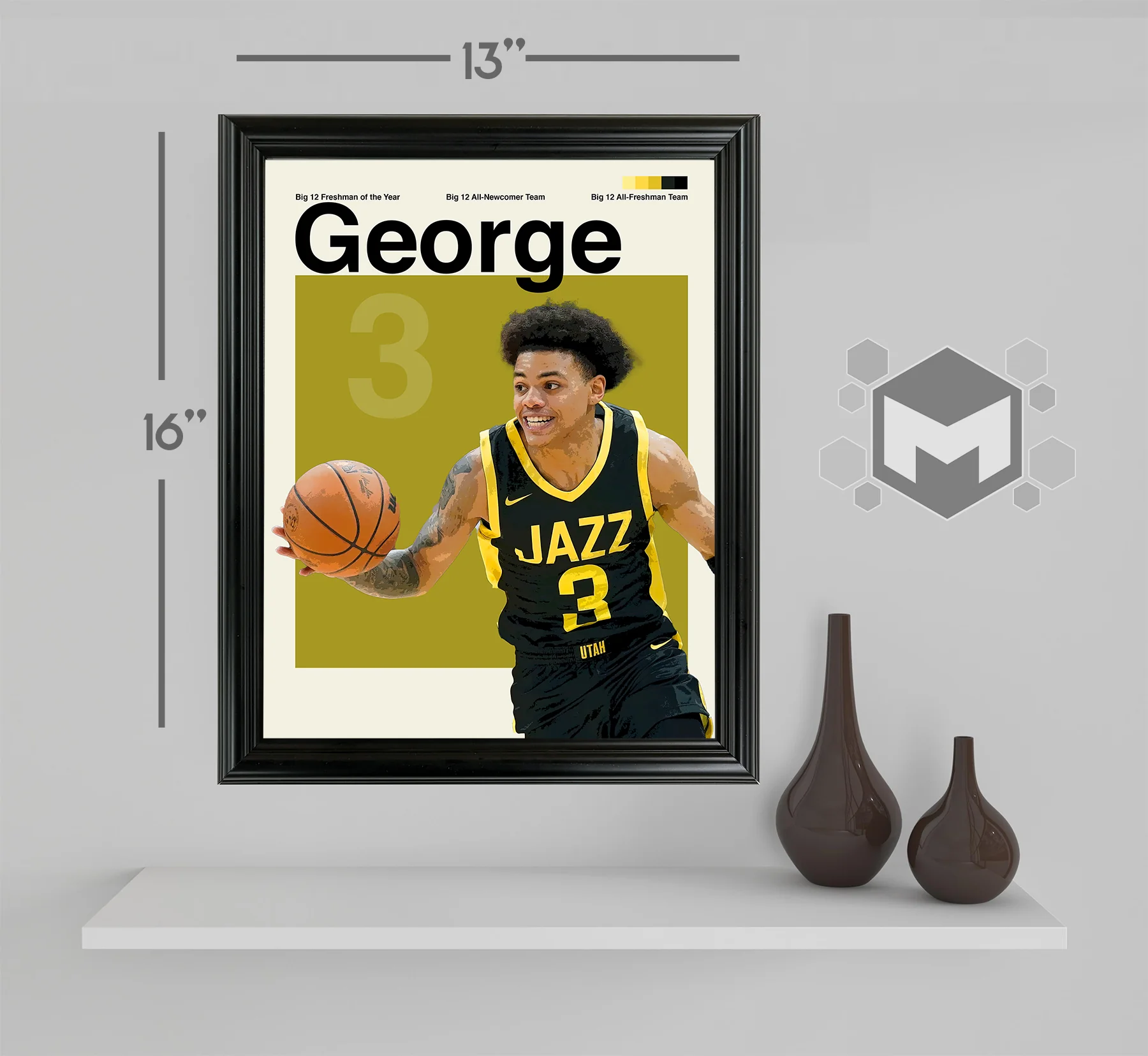 Keyonte George Framed Sports Art Photo by Thomas Maxwell