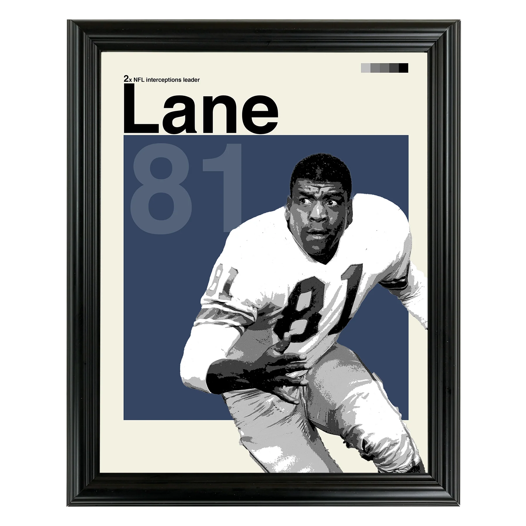 Night Train Lane Framed Sports Art Photo by Thomas Maxwell