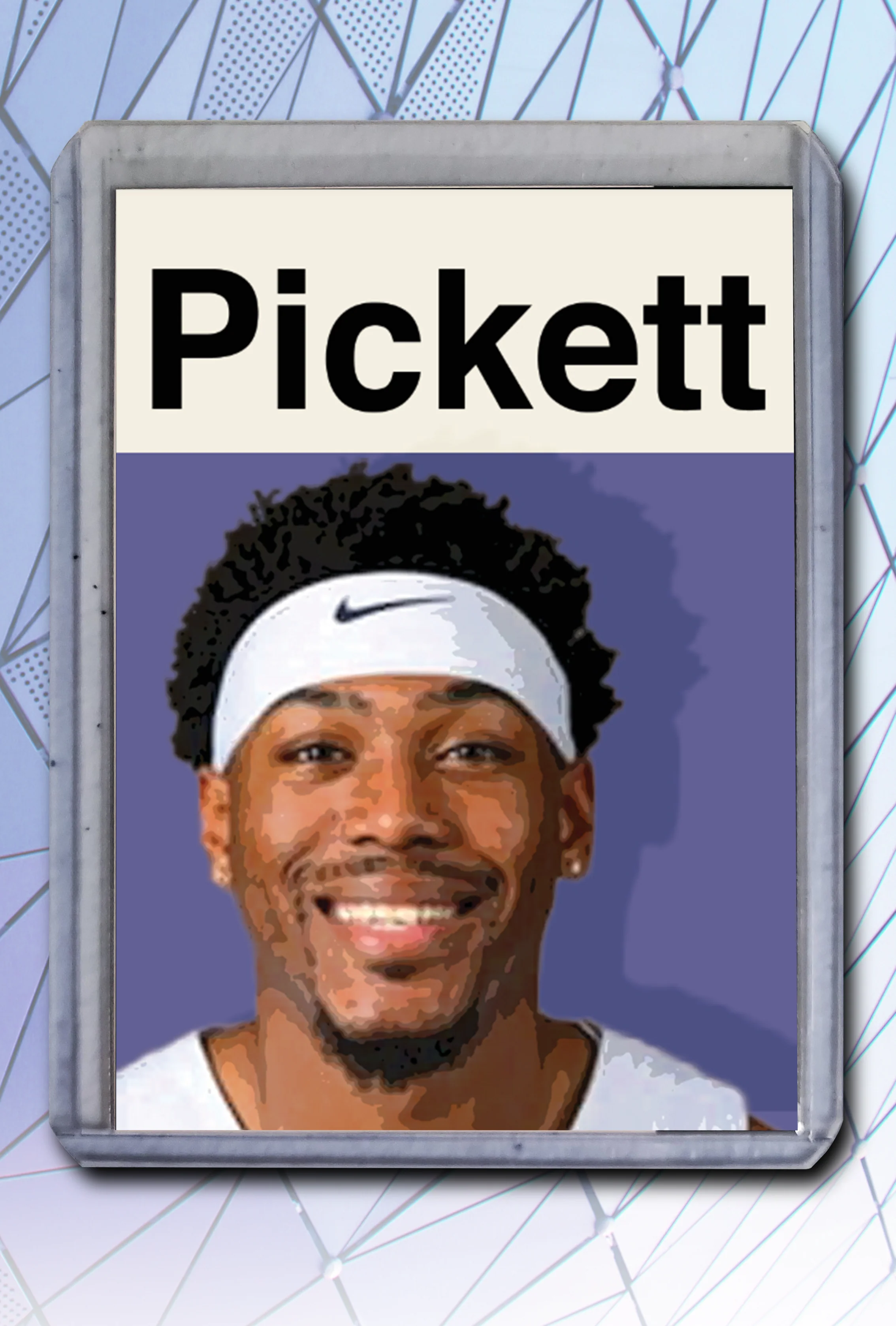 Jalen Pickett Artist Signed Basketball Art Card 1/10