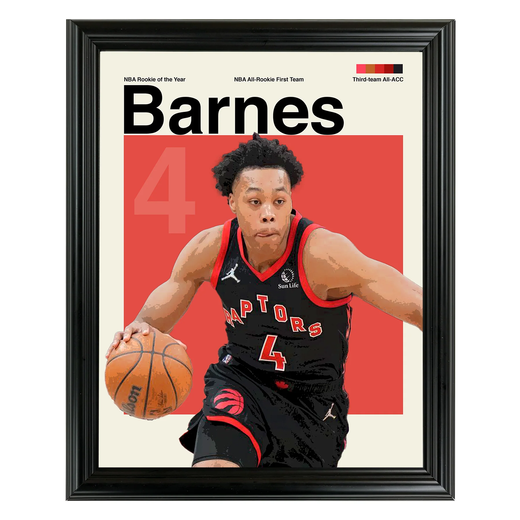 Scottie Barnes Framed Sports Art Photo by Thomas Maxwell