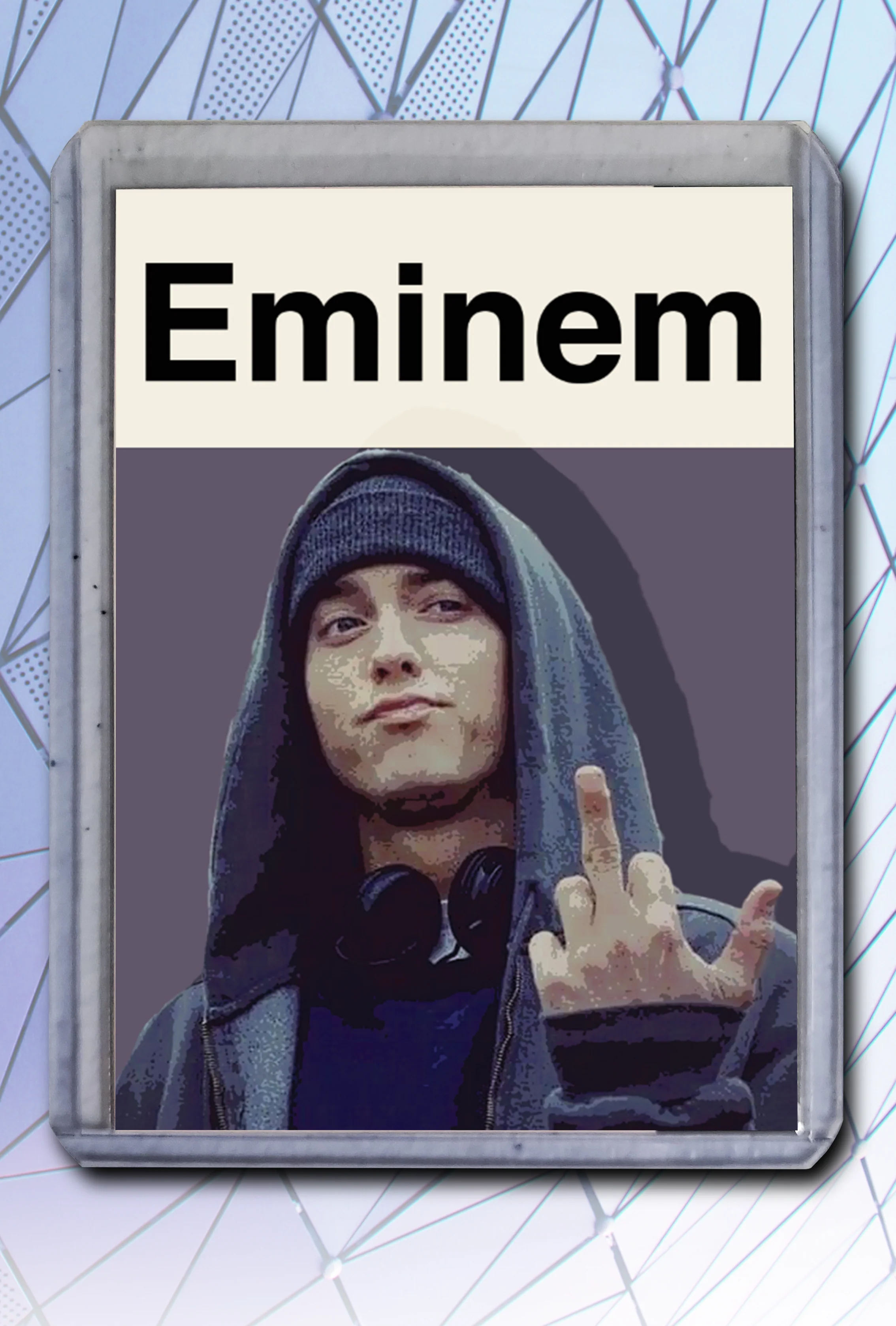 Eminem Artist Signed Music Art Card 2/10