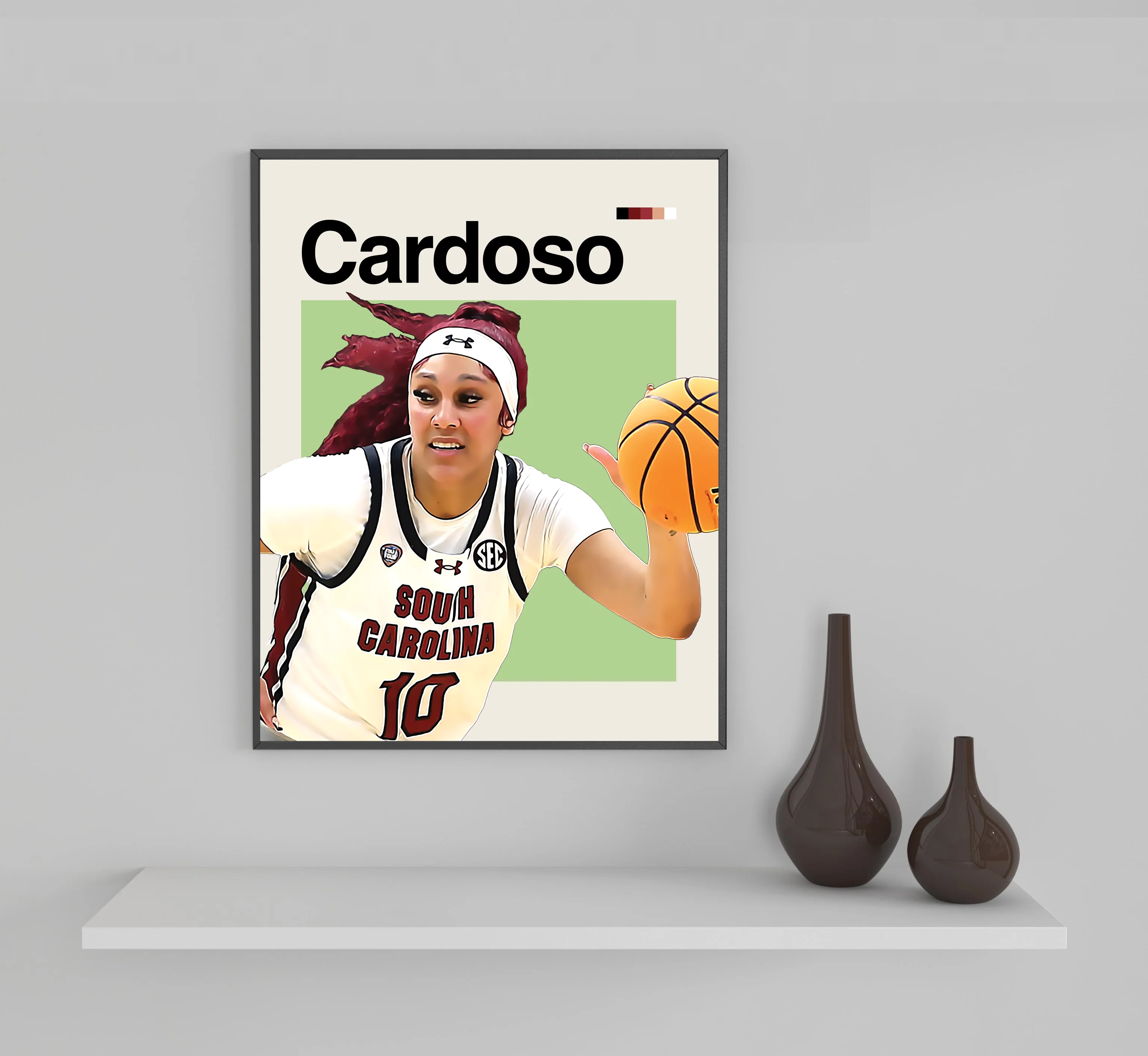 Kamilla Cardoso Framed Sports Art Photo by Thomas Maxwell