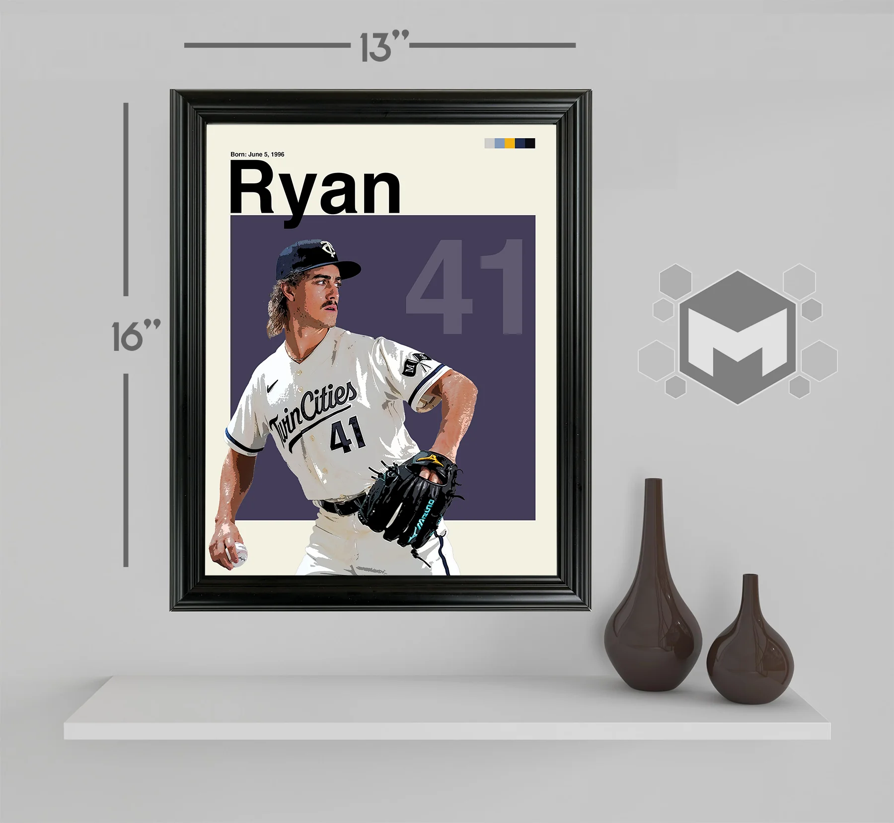 Joe Ryan Framed Sports Art Photo by Thomas Maxwell