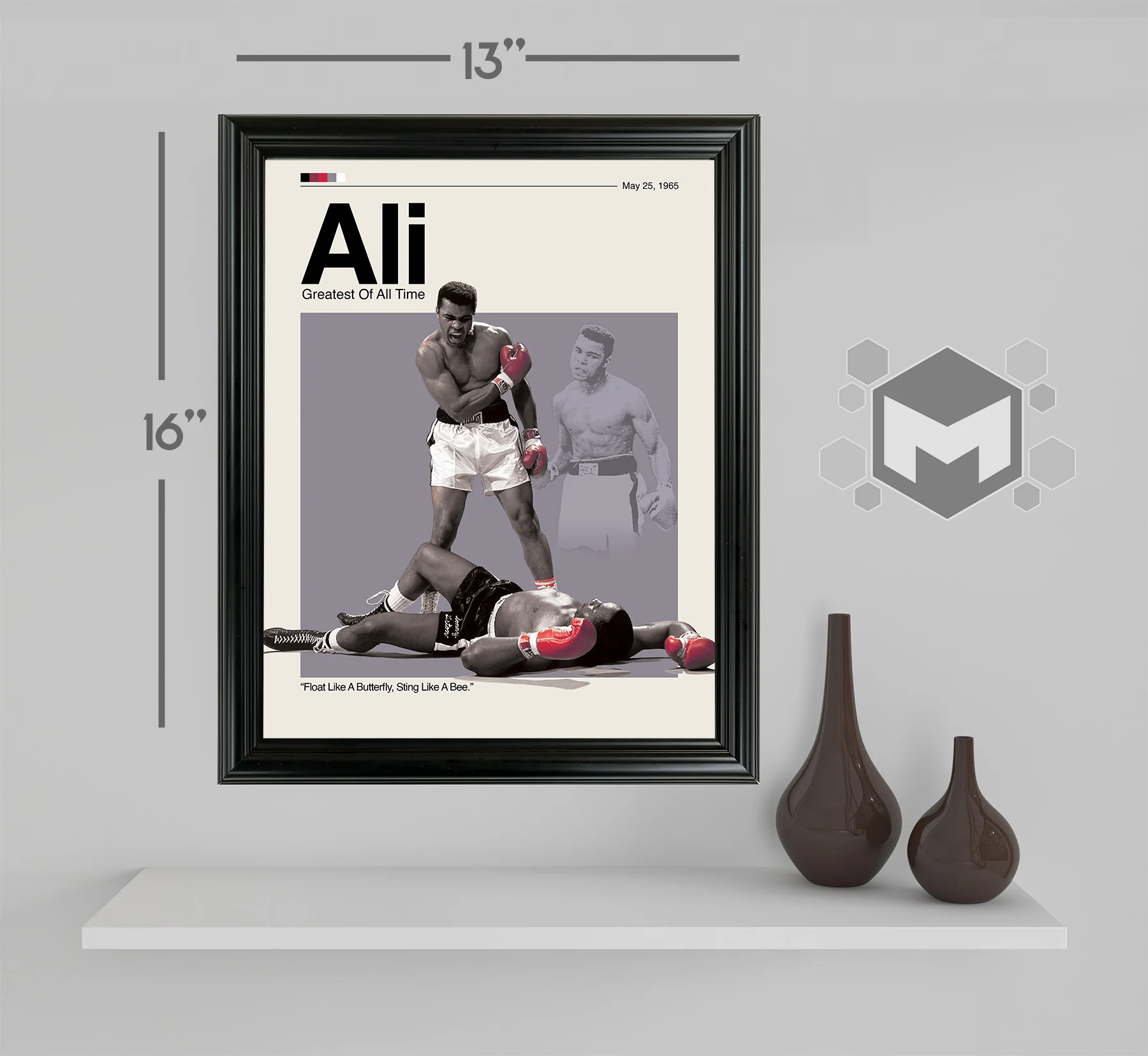 Muhammad Ali Framed Sports Art Photo by Thomas Maxwell