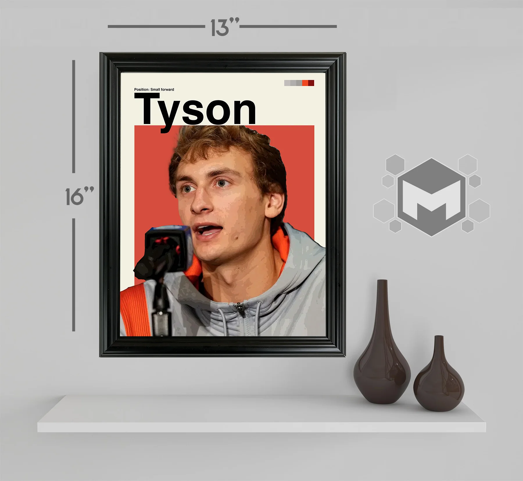 Hunter Tyson Framed Sports Art Photo by Thomas Maxwell