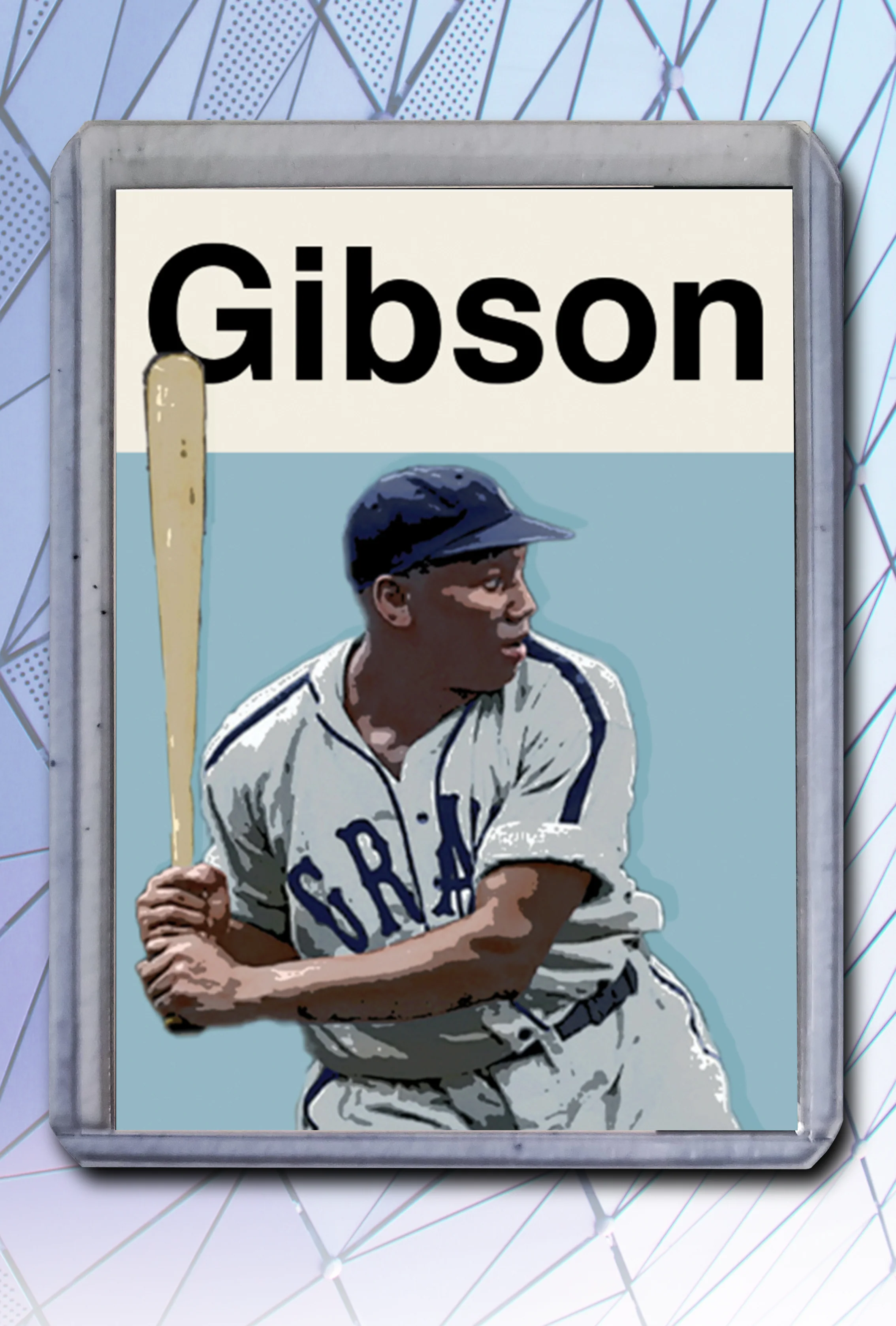 Josh Gibson Artist Signed Baseball Art Card 3/10