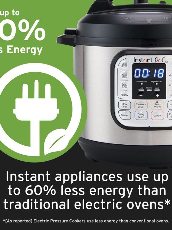 Instant Pot Duo 6 Qt Electric Pressure Cooker 7-In-1 with Easy-Release Steam Switch