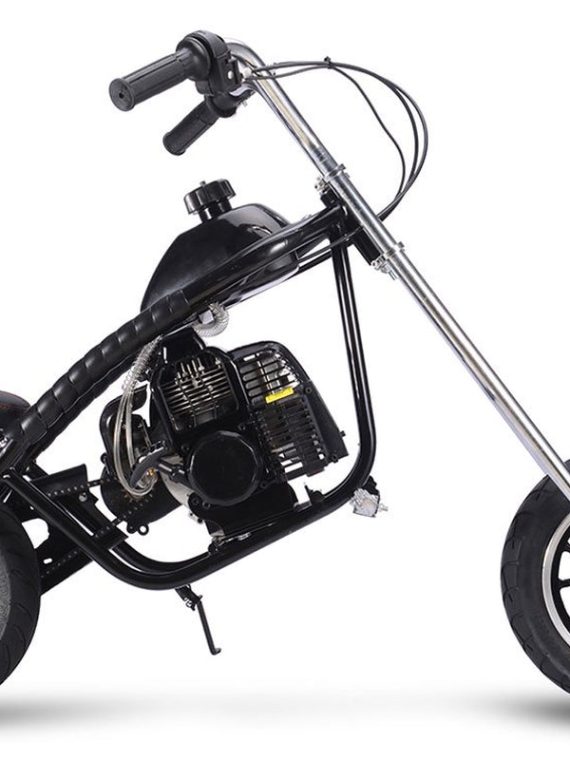 49Cc 2-Stroke Gas Dirt Bike, Max Speed 25Mph, Gas Mini Chopper