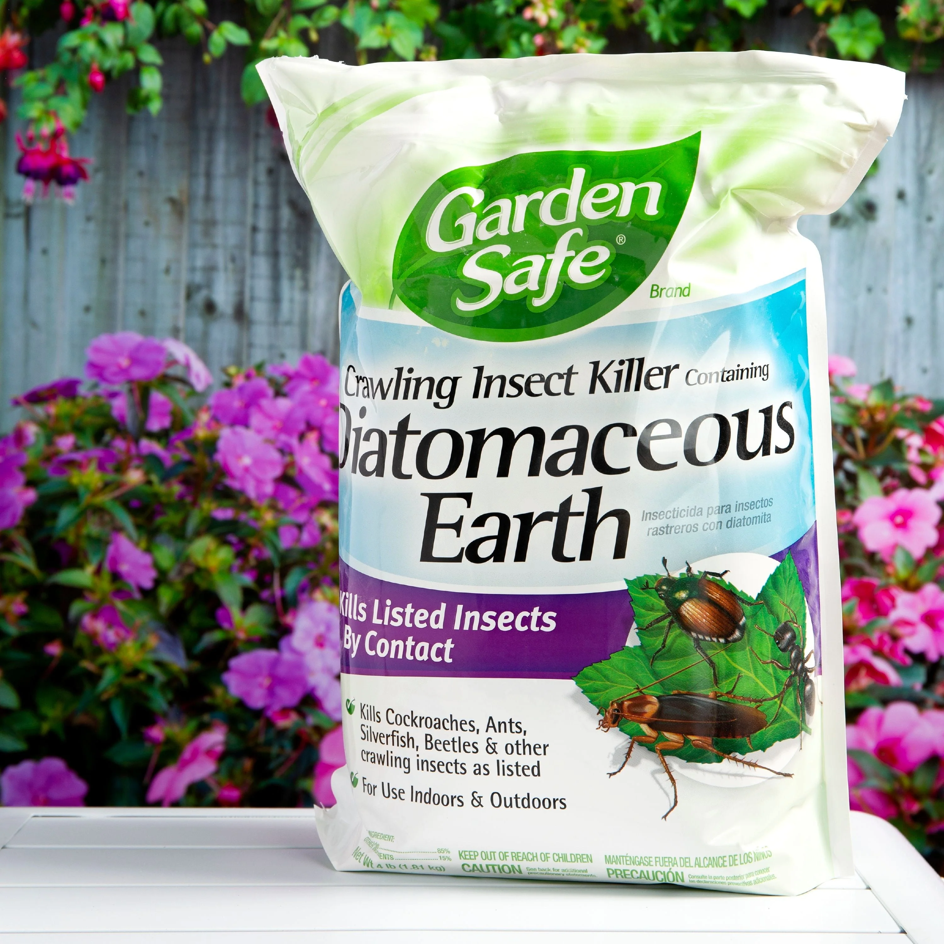 Garden Safe Diatomaceous Earth Crawling Insect Killer, 4 lb Bag