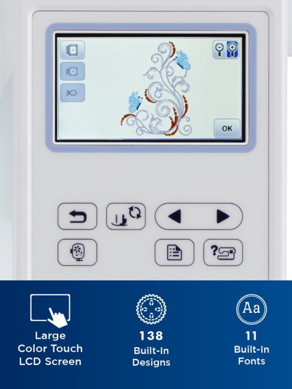 Brother Computerized Embroidery Machine with 5 in x 7 in Embroidery Area and LCD Screen