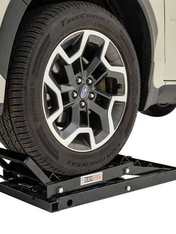 Black Widow Hydraulic Car Lift with Ramp – 3,000 lb. per pair Capacity