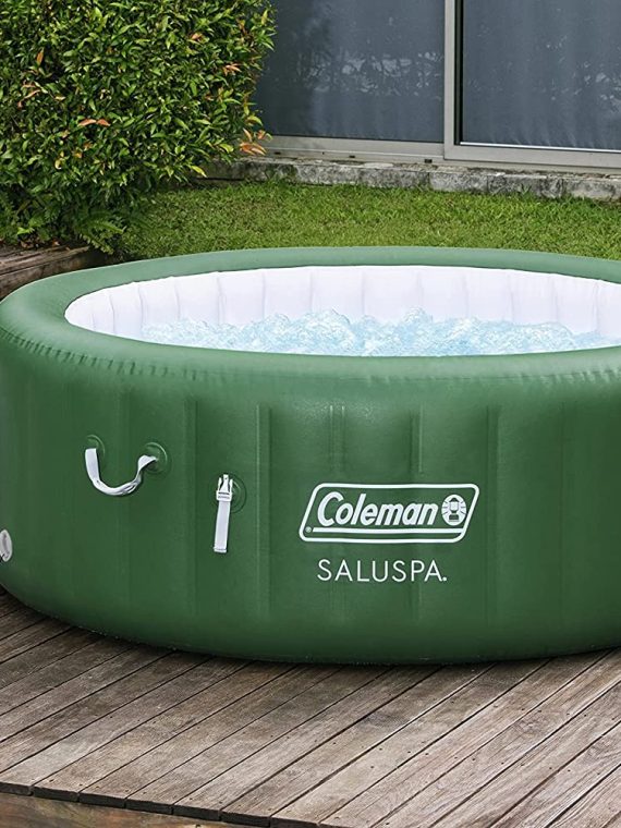 Coleman SaluSpa Tahiti Inflatable Hot Tub Spa, 2-4 Person AirJet Spa – Hot Tub