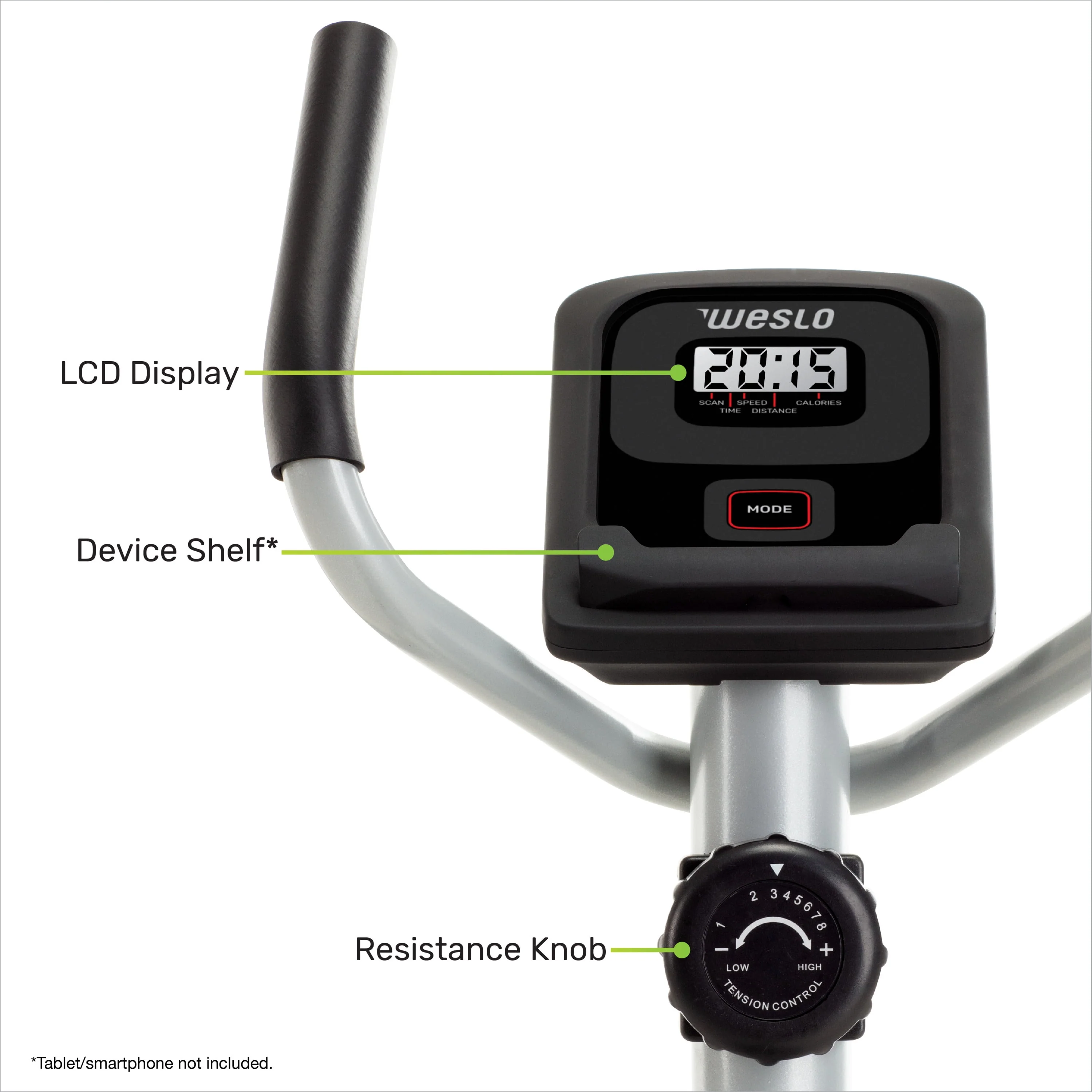 Weslo Momentum G 4.1 Rear-Drive Elliptical with Inertia-Enhanced Flywheel