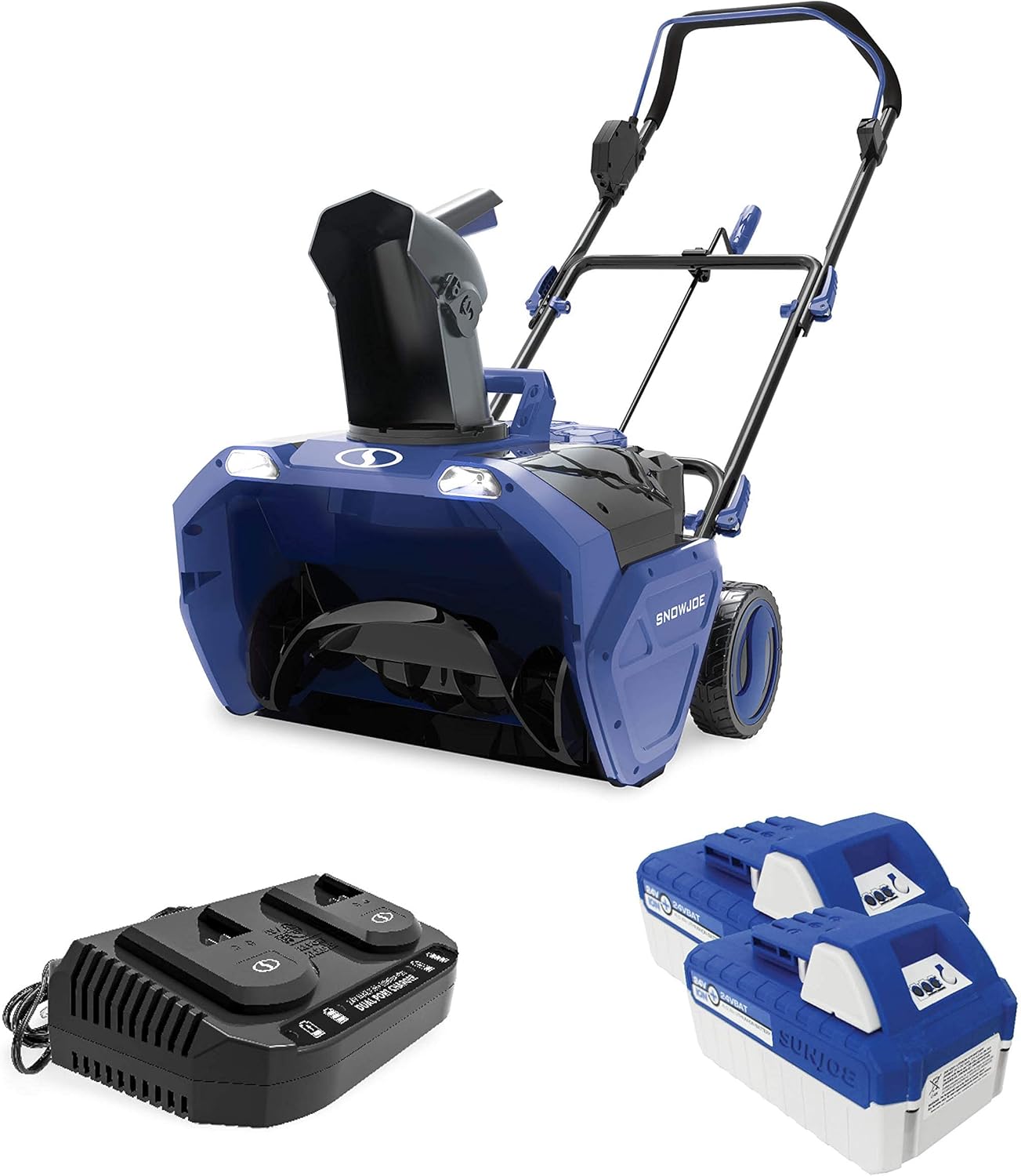 24V-X2-20SB 20-Inch 48 Cordless Snow Blower, Kit (w/2 x 24-Volt 4.0-Ah Batteries and Charger)