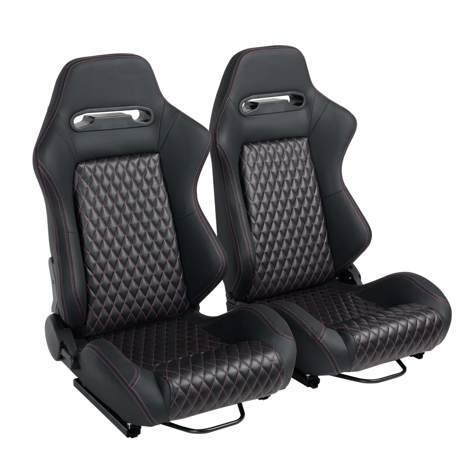 High Quality Racing Seat with Suade Material Double Slider Design – Set of 2 Pieces