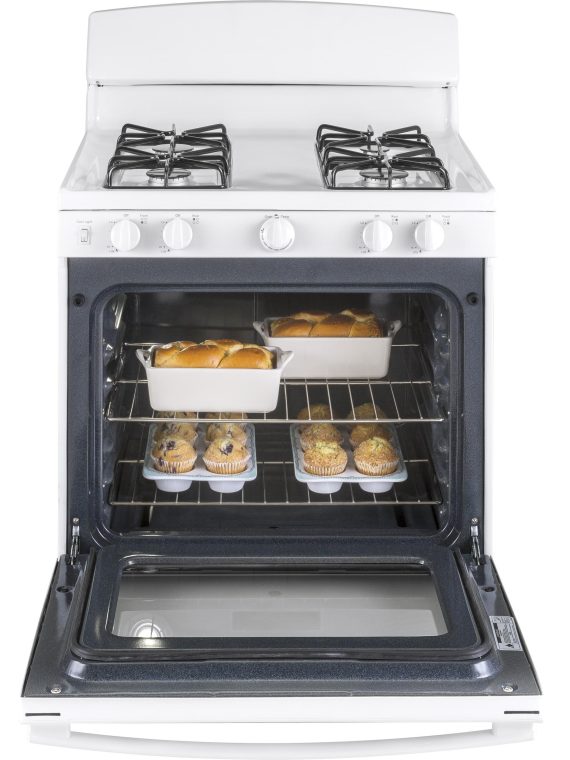 GE 30-inch Freestanding Gas Range JGBS30DEKWW
