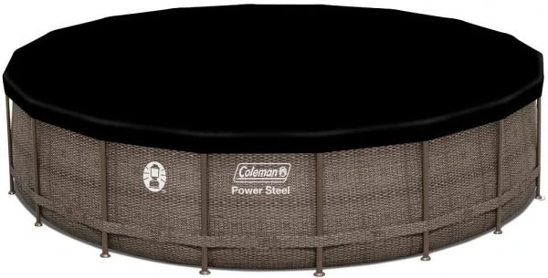 Coleman 18 x 48 Power Steel Frame Above Ground Swimming Pool Set