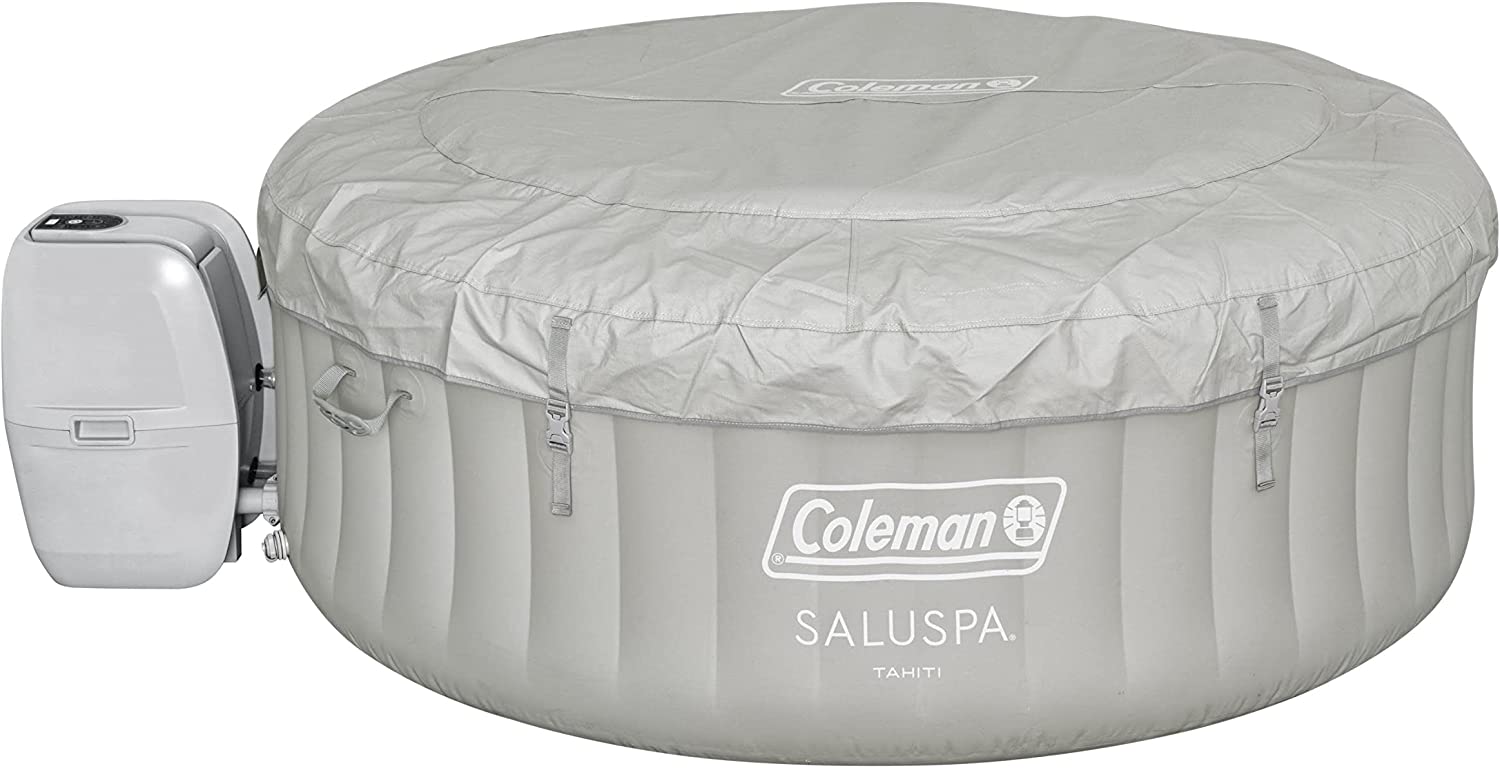 Coleman SaluSpa Tahiti Inflatable Hot Tub Spa, 2-4 Person AirJet Spa – Hot Tub