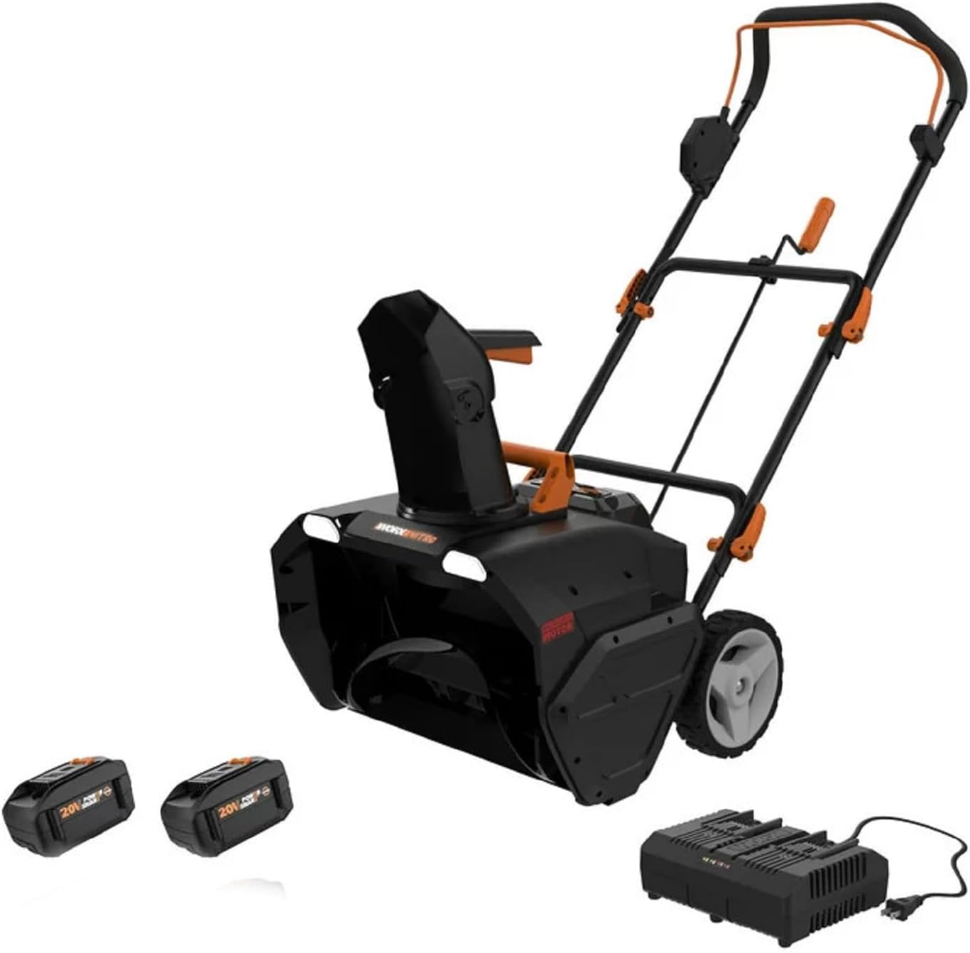 Cordless Snow Blower Power Share with Brushless Motor – WG471 (Batteries & Charger Included)