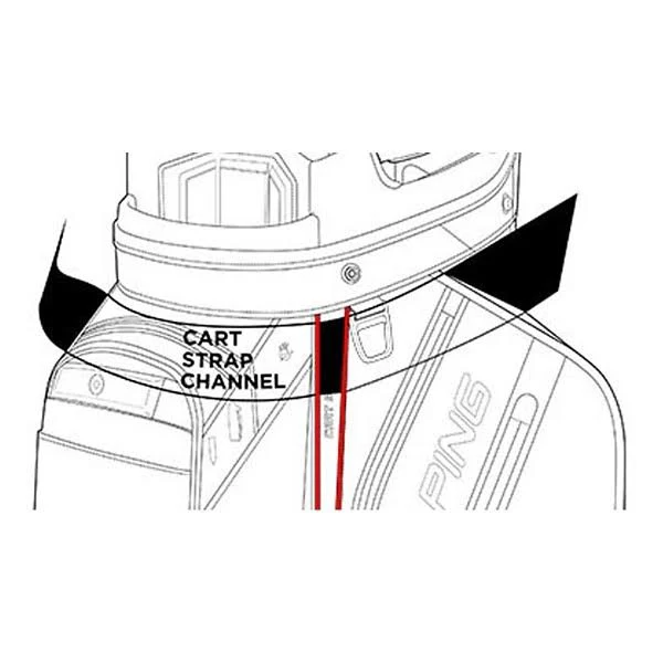 Ping Pioneer Cart Bag - Dark Sea Platinum Buck