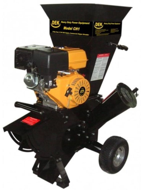 4 in. 15 420cc GAS Powered Self-Feeding Duty Chipper Shredder with Trailer Hitch, Gloves, Goggles Included