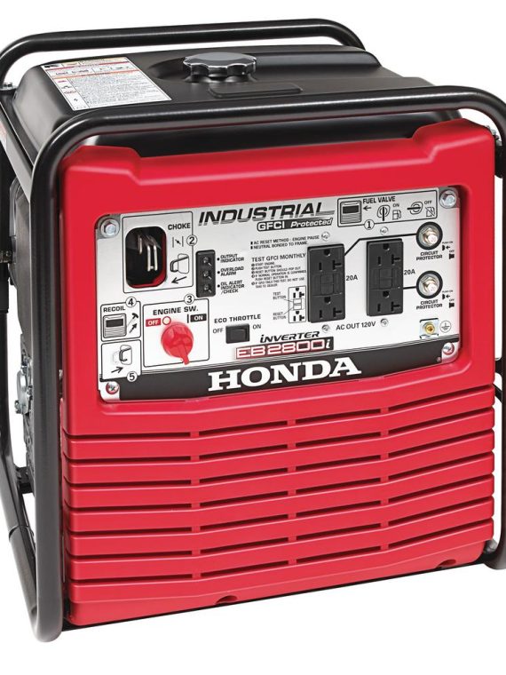 2,800-Watt Gasoline Powered Portable Industrial Inverter Generator