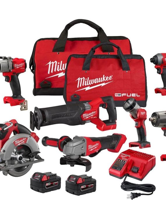 18V M18 FUEL Lithium-Ion Brushless Cordless 7-Tool Combo Kit 5.0 Ah