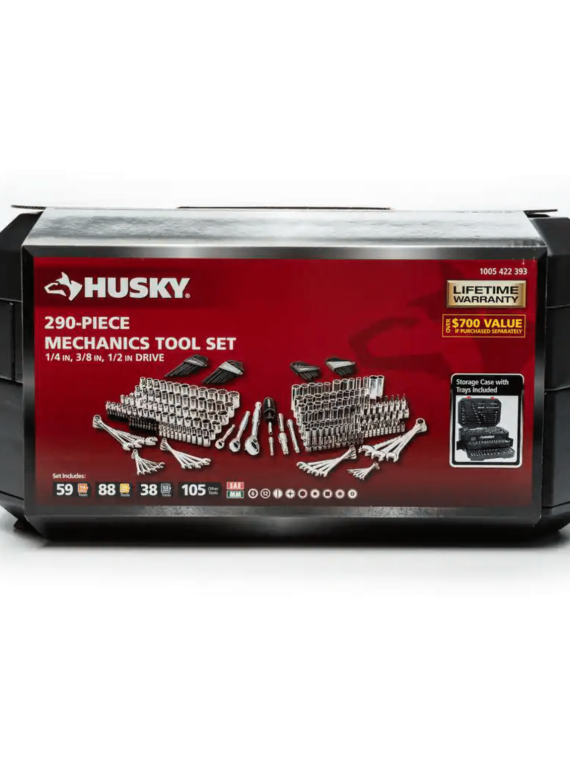 Husky Mechanics Tool Set? 290-Piece (H290MTS)