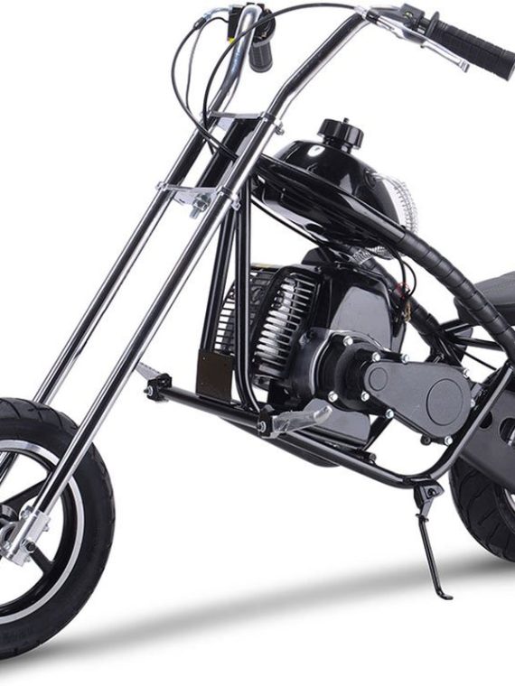 49Cc 2-Stroke Gas Dirt Bike, Max Speed 25Mph, Gas Mini Chopper