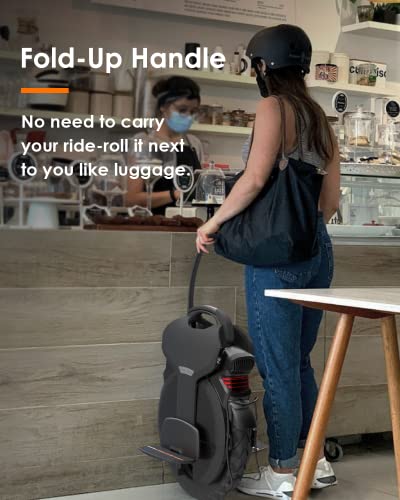 INMOTION V11 Electric Unicycle – 18 Inch Self-Balancing Monowheel, Equipped with 3.35” Air Suspension