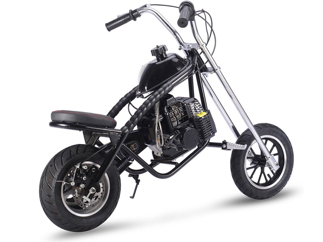 49Cc 2-Stroke Gas Dirt Bike, Max Speed 25Mph, Gas Mini Chopper