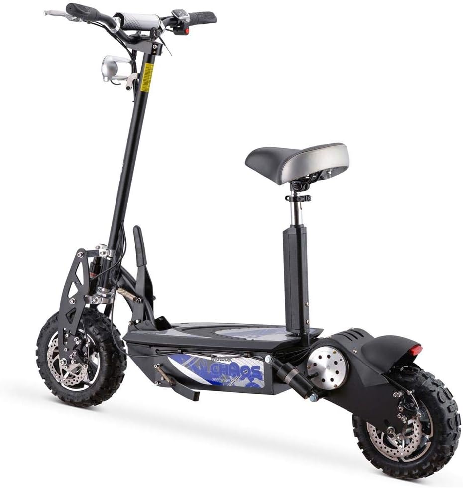 2000w 60v 15ah Lithium 32 MPH Electric Scooter Folding Frame Seat Included