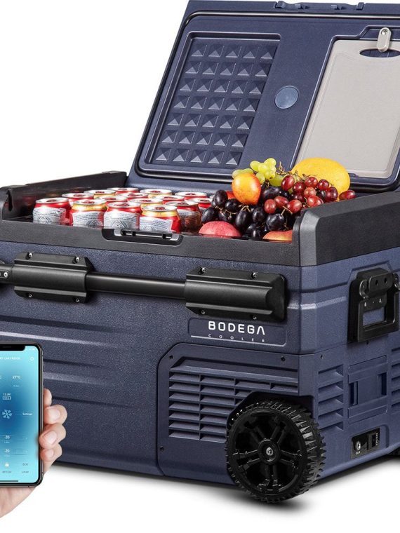 12 Volt 37 Qt. Portable Car Refrigerator, Car Freezer for Outdoor, Camping, Travel, RV,APP Control