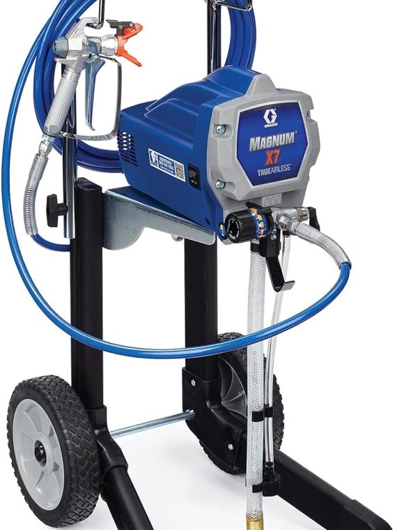 Graco Magnum 262805 X7 Cart Airless Paint Sprayer, Gray